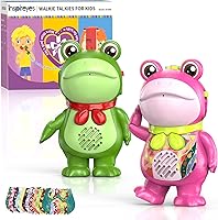 Vista 17 de Walkie Talkies para niños recargables, juguetes para niños y niñas de 3 a 12 años, paquete de 3 radios de dos vías de largo alcance, regalos