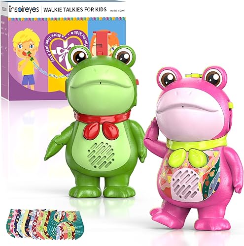 Miniatura 17 de Walkie Talkies para niños recargables, juguetes para niños y niñas de 3 a 12 años, paquete de 3 radios de dos vías de largo alcance, regalos