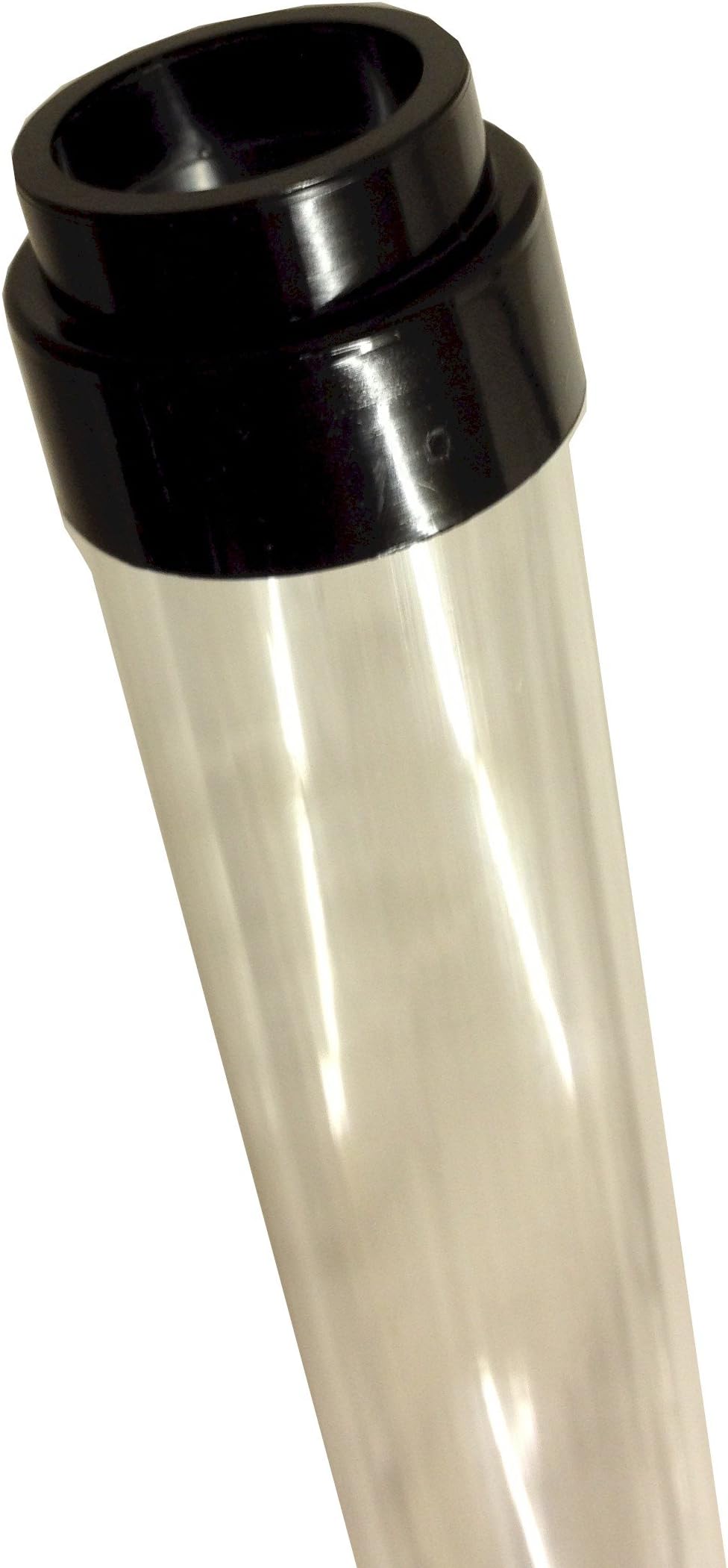 Case of 24 Fluorescent Bulb Guard Sleeve + End Caps T8 F32 for 48" Tube Clear