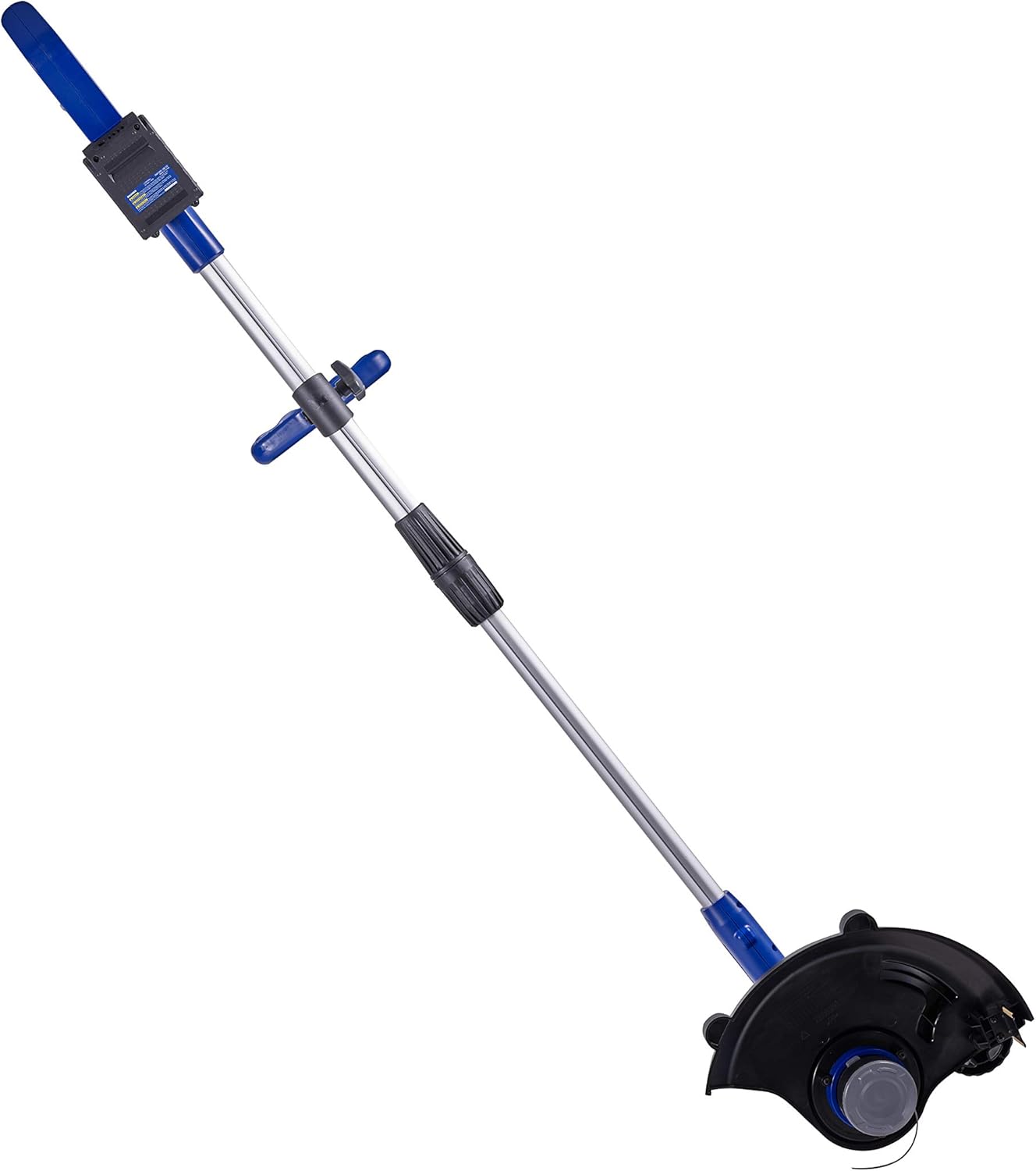 Wild Badger Power WB20VTS 20V Edger (1) 4.0AH Battery Trimmer Sweeper Combo, Blue : Patio, Lawn & Garden