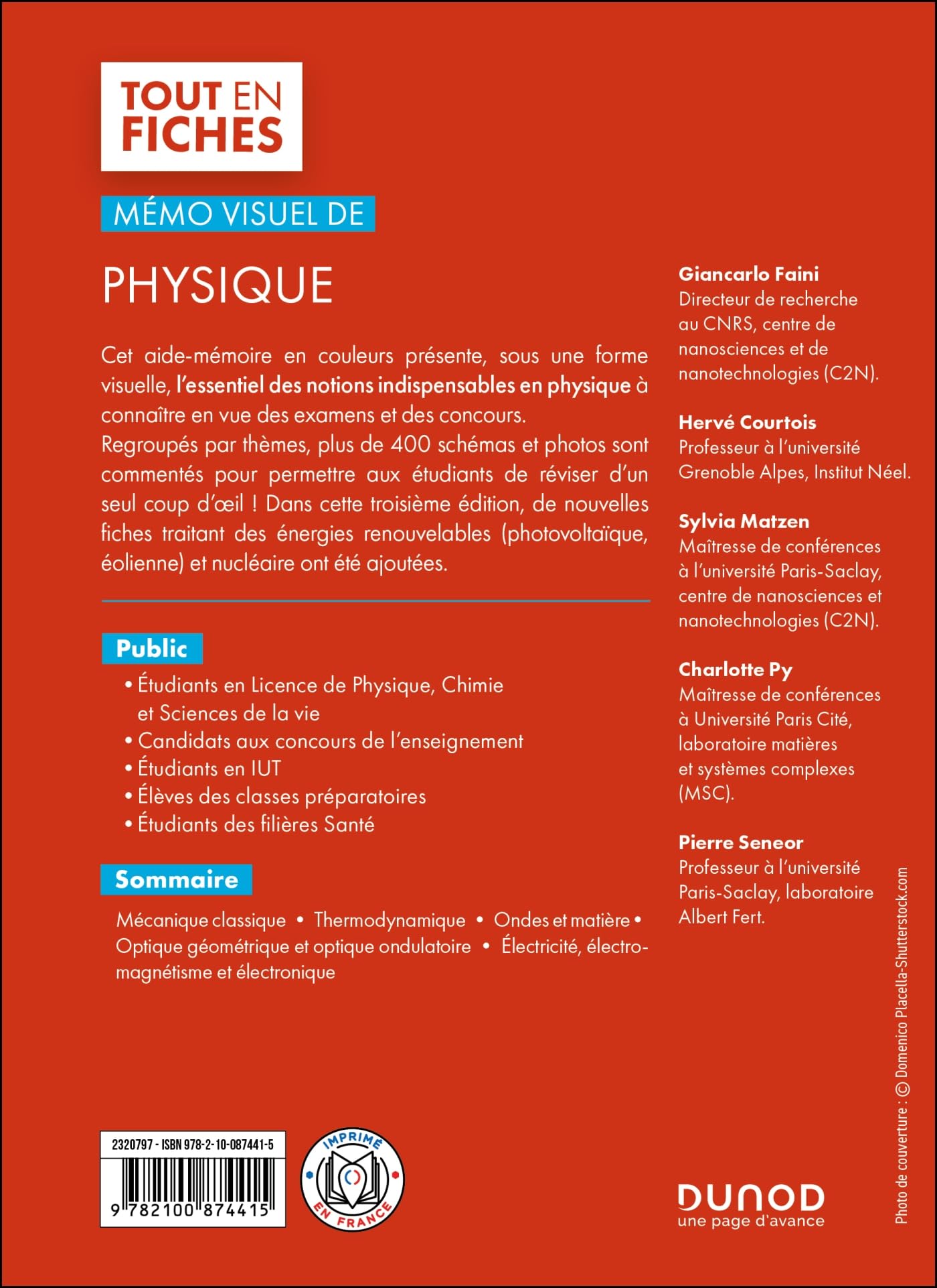 Mémo visuel de physique - 3e éd.: L'essentiel en fiches