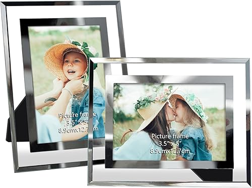 Miniatura 9 de PETAFLOP Portarretratos de 4 x 6 pulgadas, perfecto para bodas, oficinas, restaurantes, negocios, paquete de 2