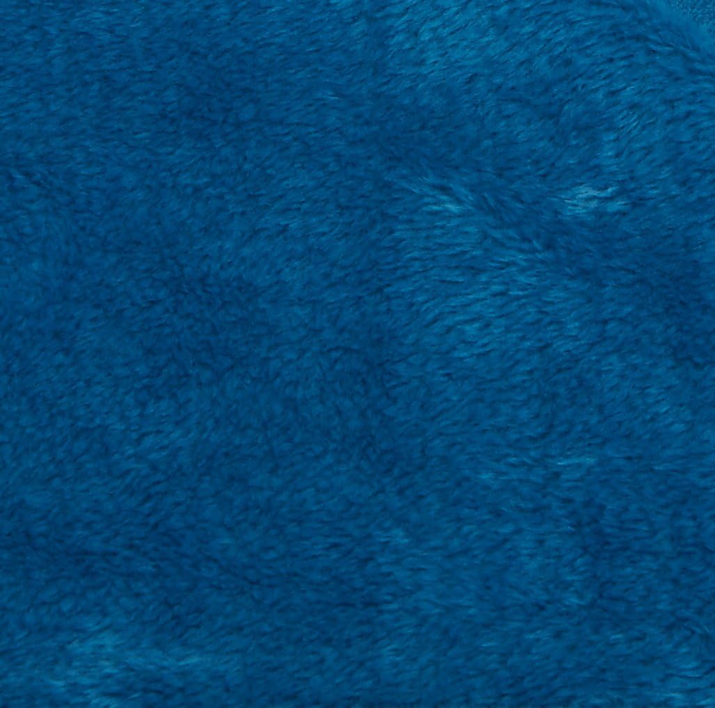 Amazon Brand – Pinzon Velvet Plush Blanket - Throw, Teal