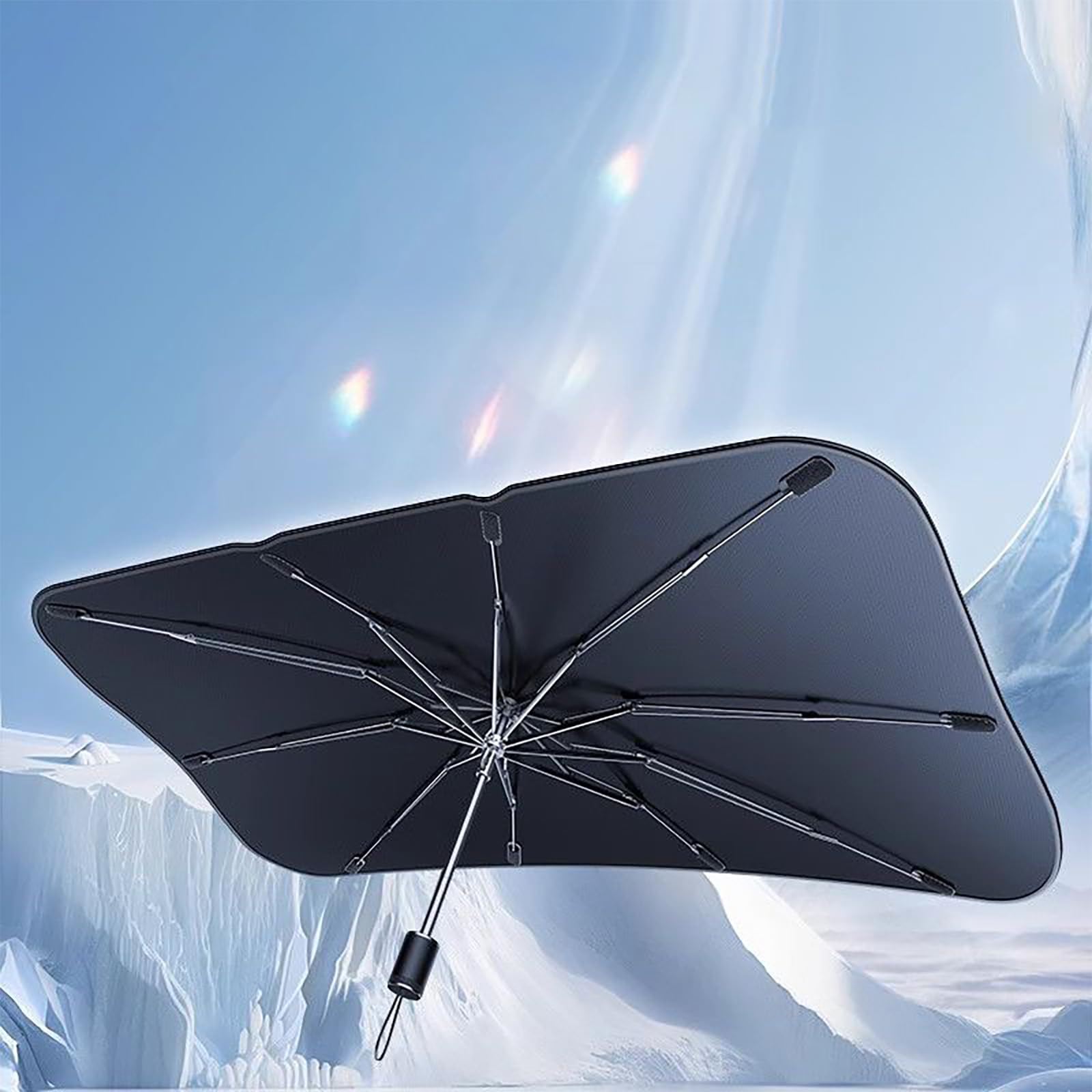 Parasol Coche Delantero, para Hyundai Tucson 2020 Paraguas Parasol Coche Parabrisas Anti UV Rayos,Coche Parasol Parabrisas