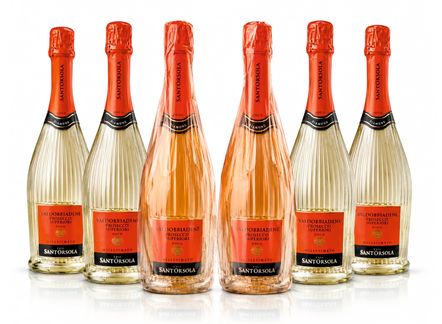 Sant'Orsola - Valdobbiadene Prosecco D.O.C.G. Superiore Millesimato Extra Dry, Glera, 6x750 ml