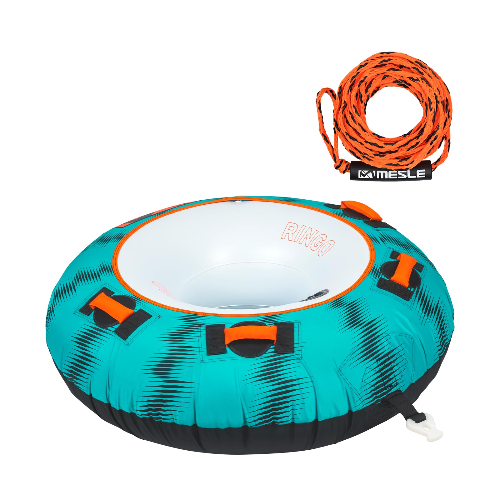 Ringo Flotador de Arrastre 1 Persona Donut Hinchable para Barco