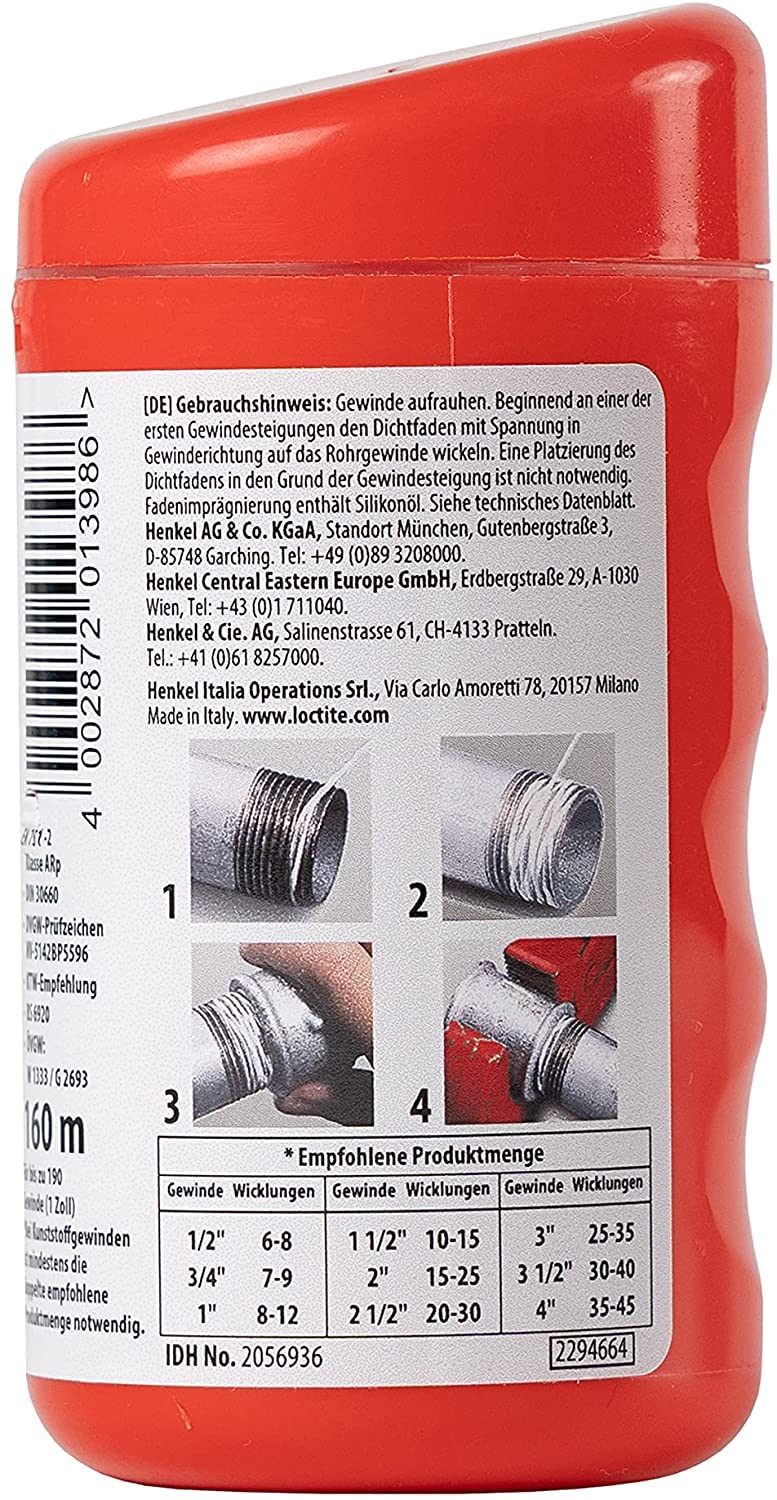 Gewindedichtband Für Rohrreparaturen - Stop-Leck Band Für Gewinde & Anschlüsse Bis 130°C