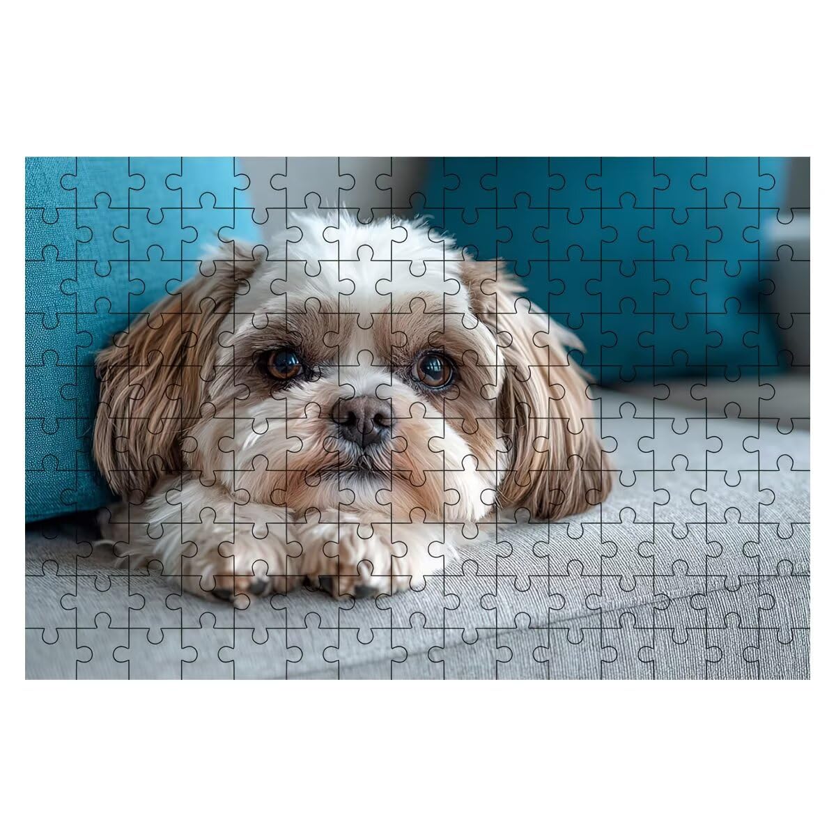 Puzzle 3000 elementów dla dorosłych, puzzle 3000 elementów pies, zwierzęta puzzle dla dorosłych z wykwintnym pudełkiem do pakowania, gry edukacyjne, duże drewniane puzzle na prezent dla kobiet