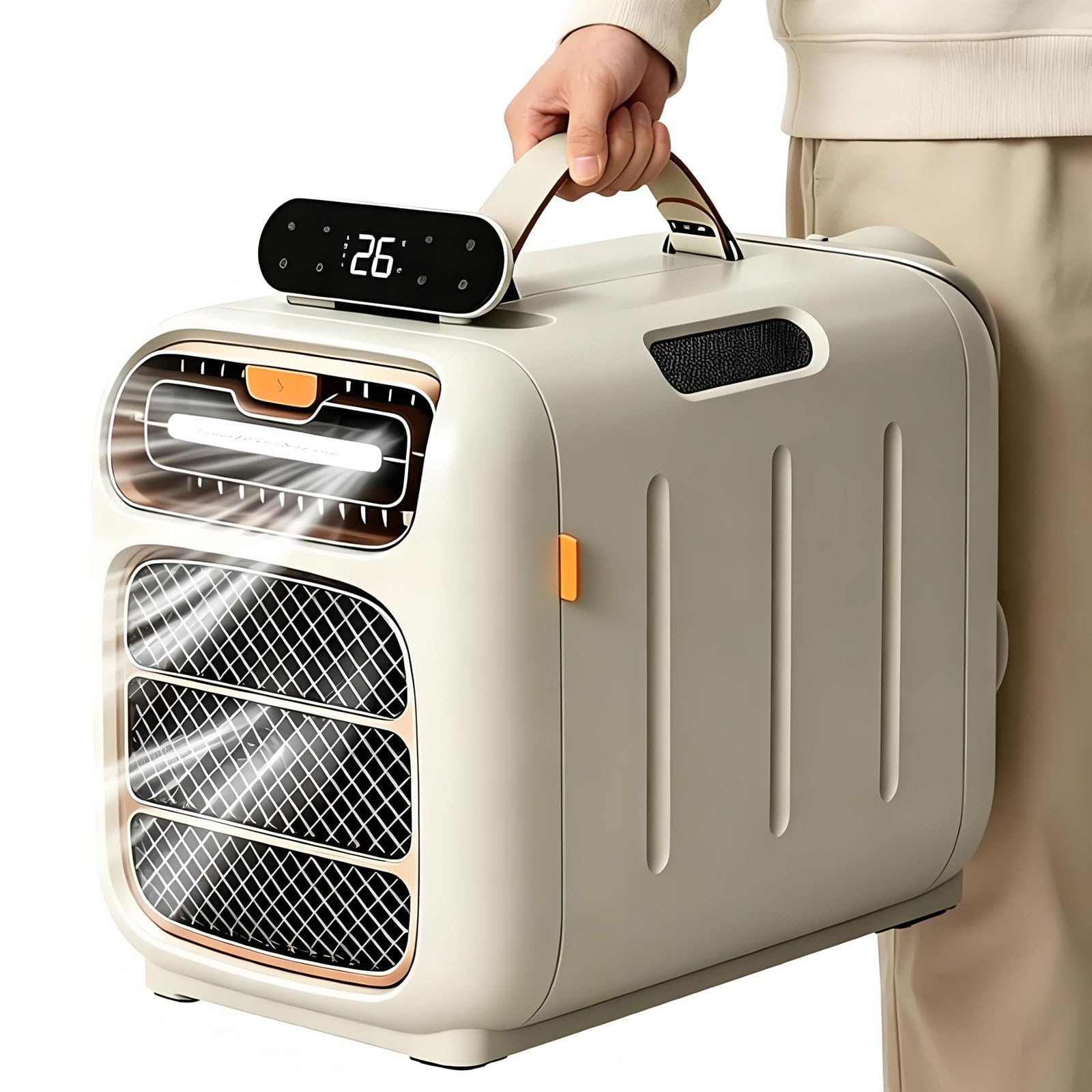 GUTYGIO Portable Tent Air Conditioner, with Cooling & Heating, 500W Low Power,3 Wind Speeds, Dehumidifier, Low Noise,for RV Tent and Outdoor Use Onlycooling