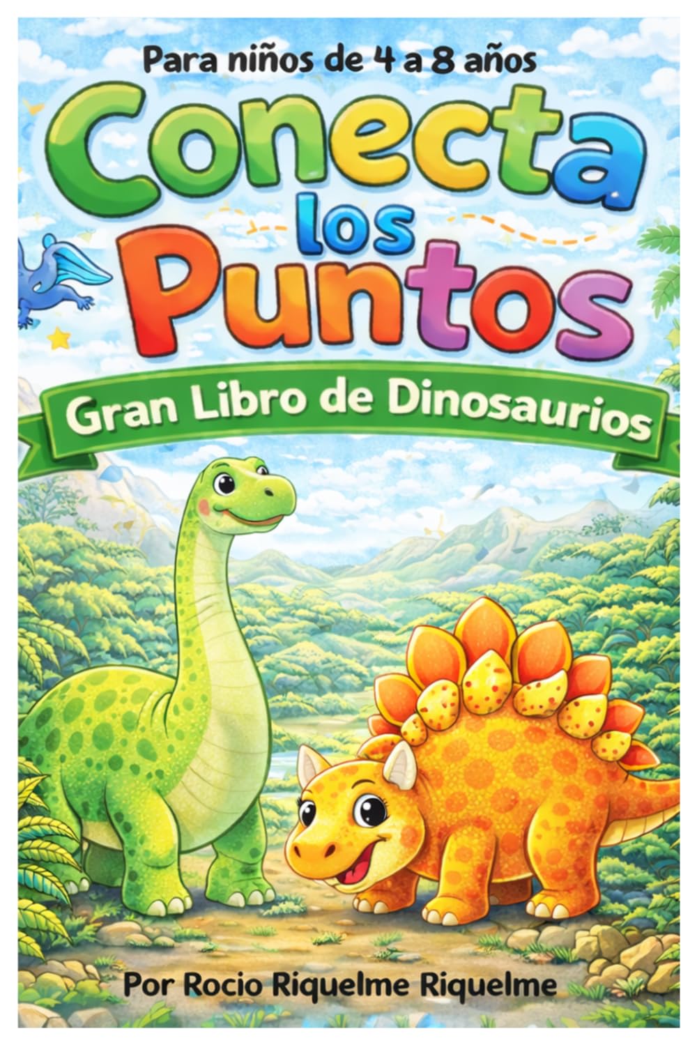 Conecta los Puntos: Gran Libro de Dinosaurios