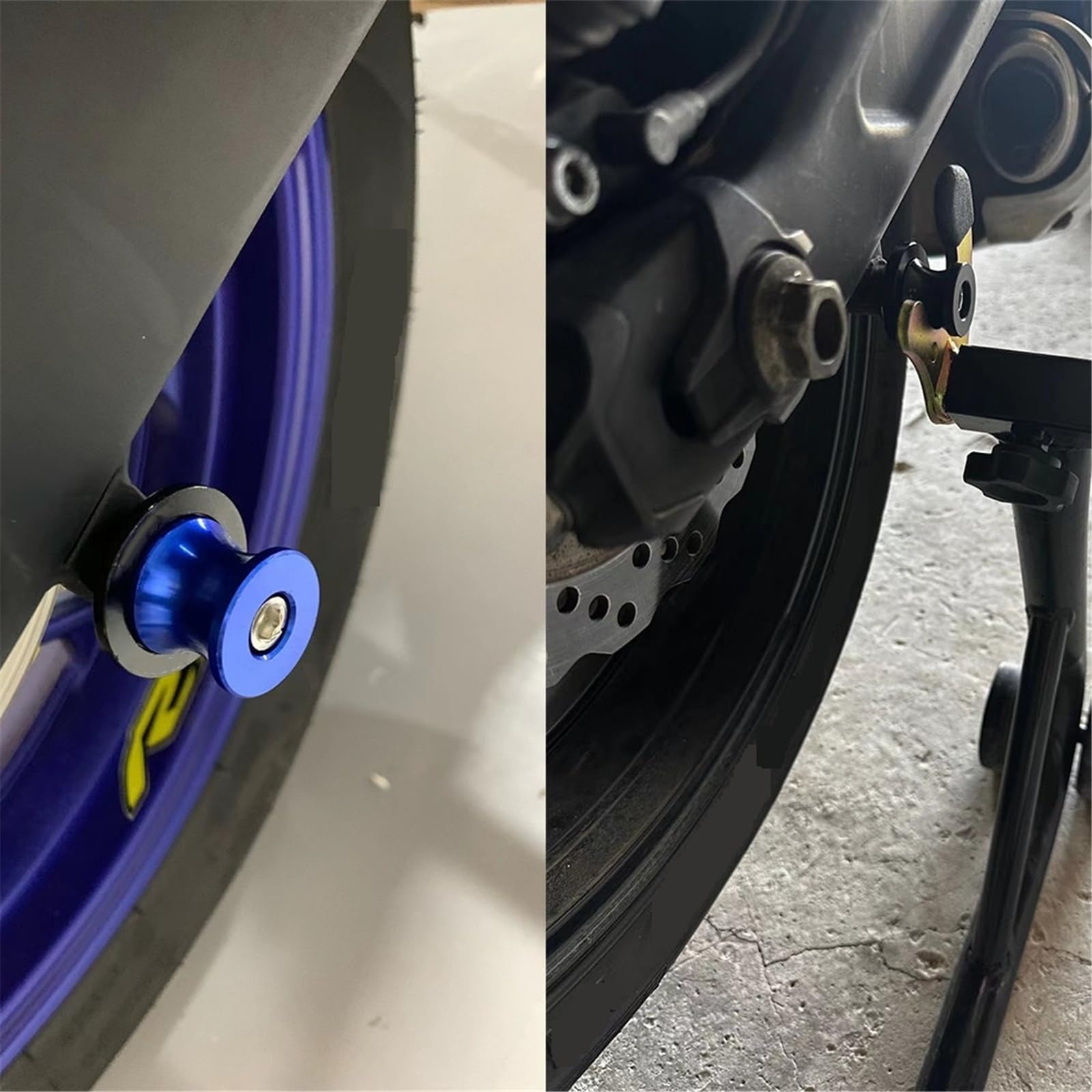 6MM CNC aluminium motocykl wahacz szpule suwak stojak akcesoria śrubowe kompatybilne z Yamaha MT-09 FZ09 2013-2022 MT09 FZ-09 MT FZ 09