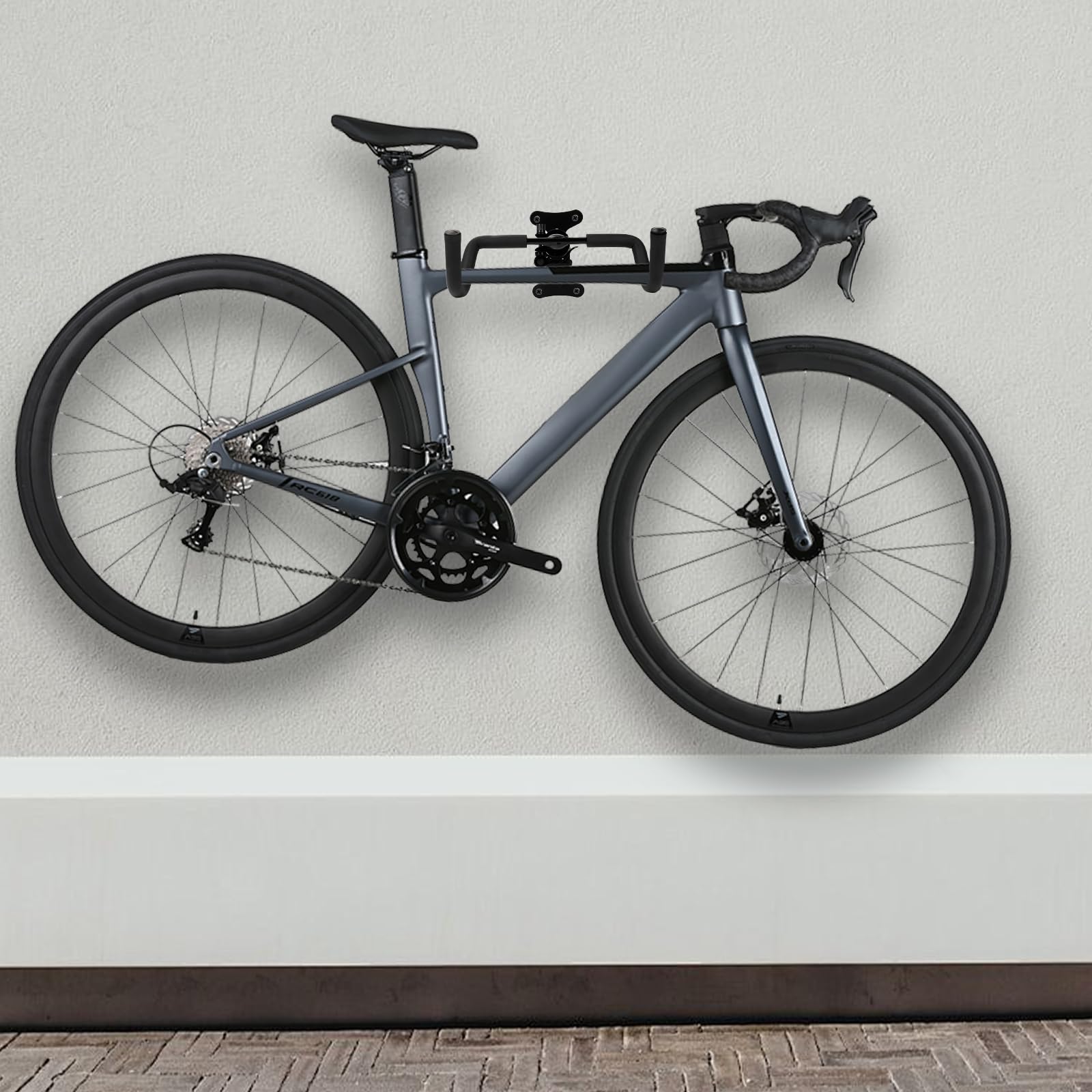 Fahrrad-Wandhalterung, Fahrradträger, Garage, Fahrrad-Wandhalterung, Haken, strapazierfähig, verstellbar, zum Aufhängen Ihrer Straßen-, Mountain- oder Hybridfahrräder in der Garage oder zu Hause, mit