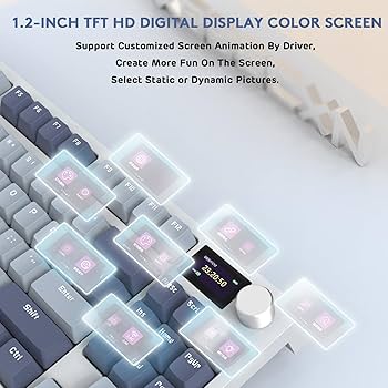 Amazon.com: ATTACK SHARK K86 Wireless Mechanical Keyboard