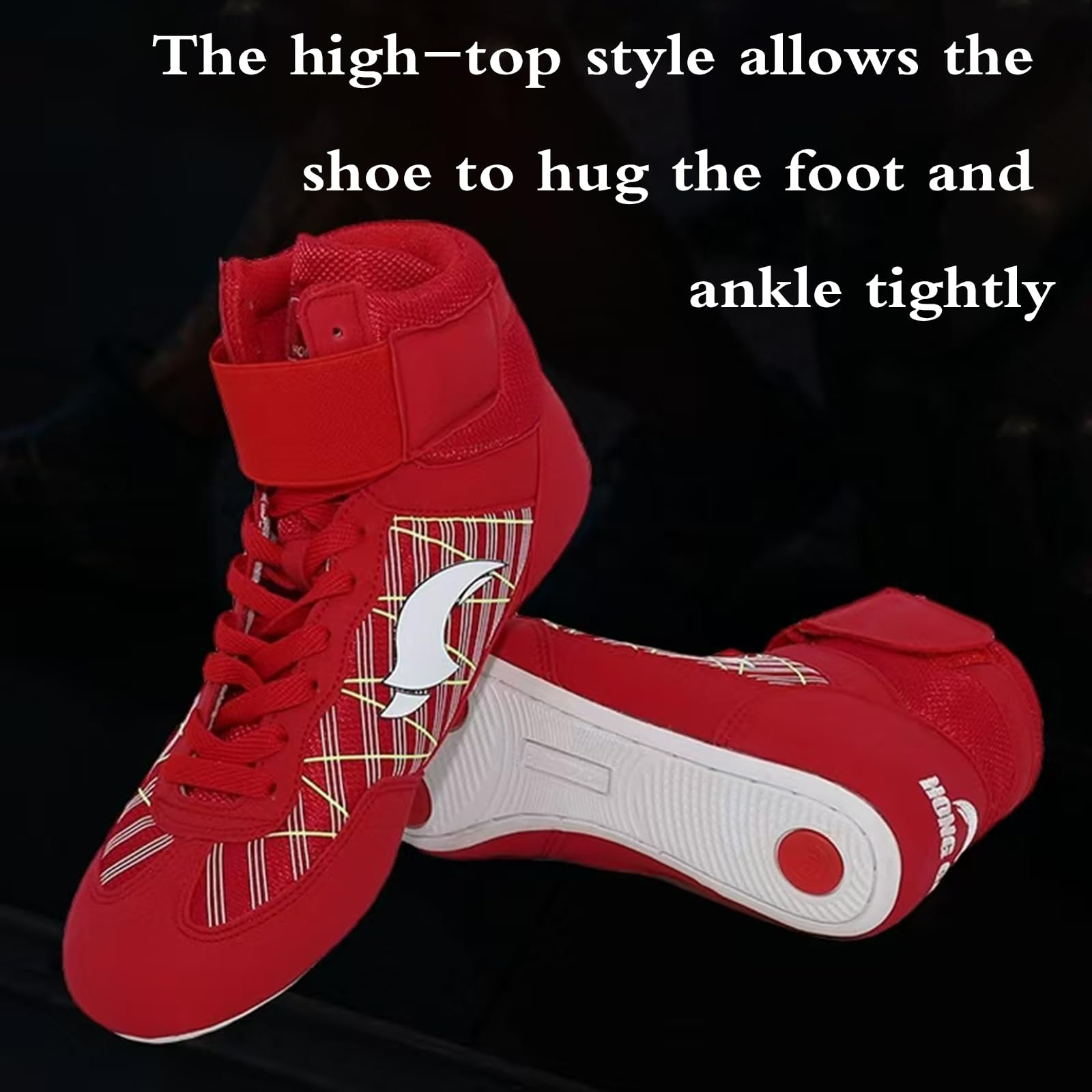 Boxschuhe FüR Jugendliche,Unisex Boxing Shoe,Ringerschuhe FüR Herren Damen,Boxstiefel,Gummisohle,VerschleißFeste,Anliegende Passform,KüHl,FüR Jungen,MäDchen,Jugendliche,Teenager