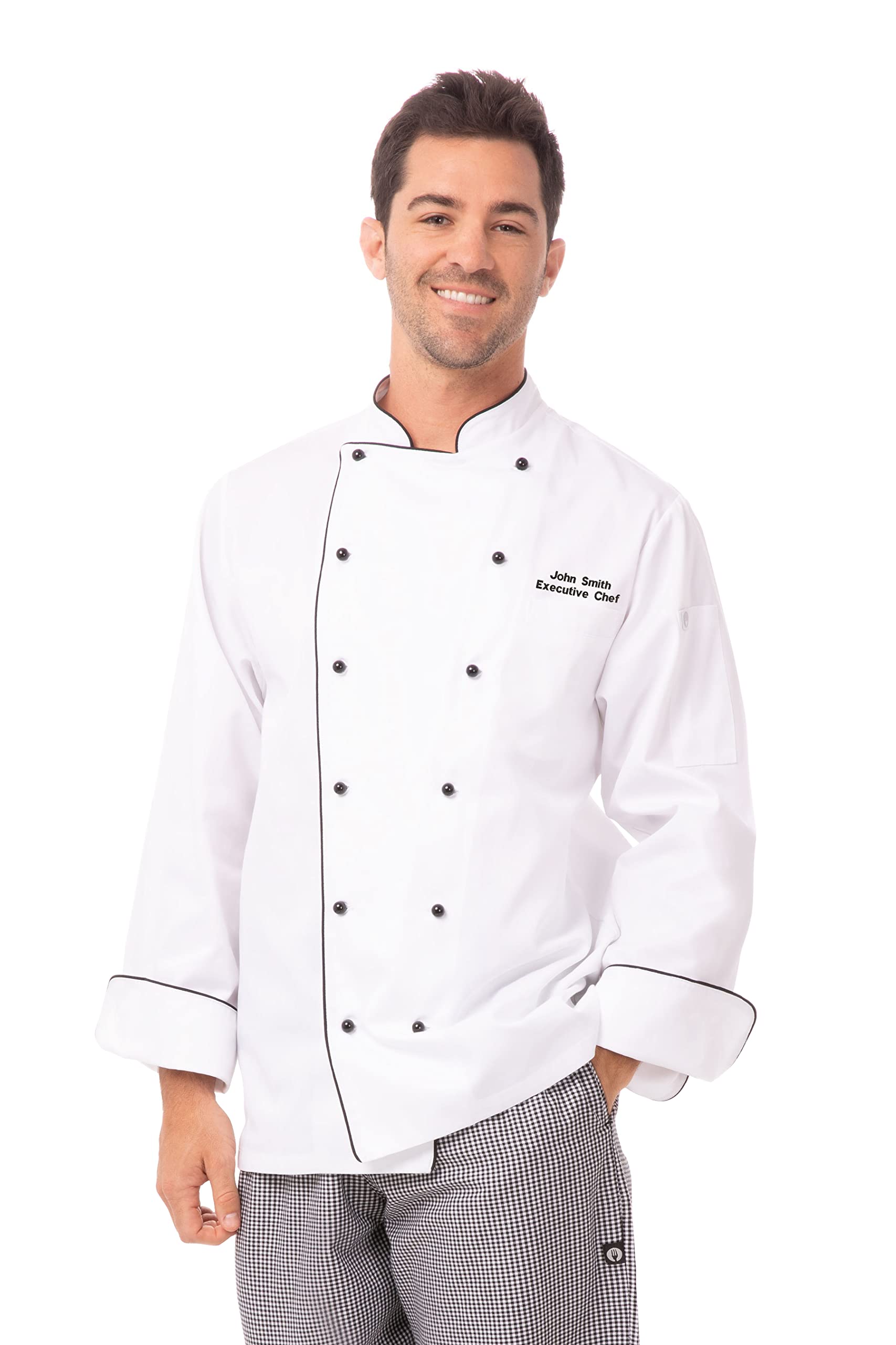 Chef Works Customized Mens Newport Executive Chef Coat