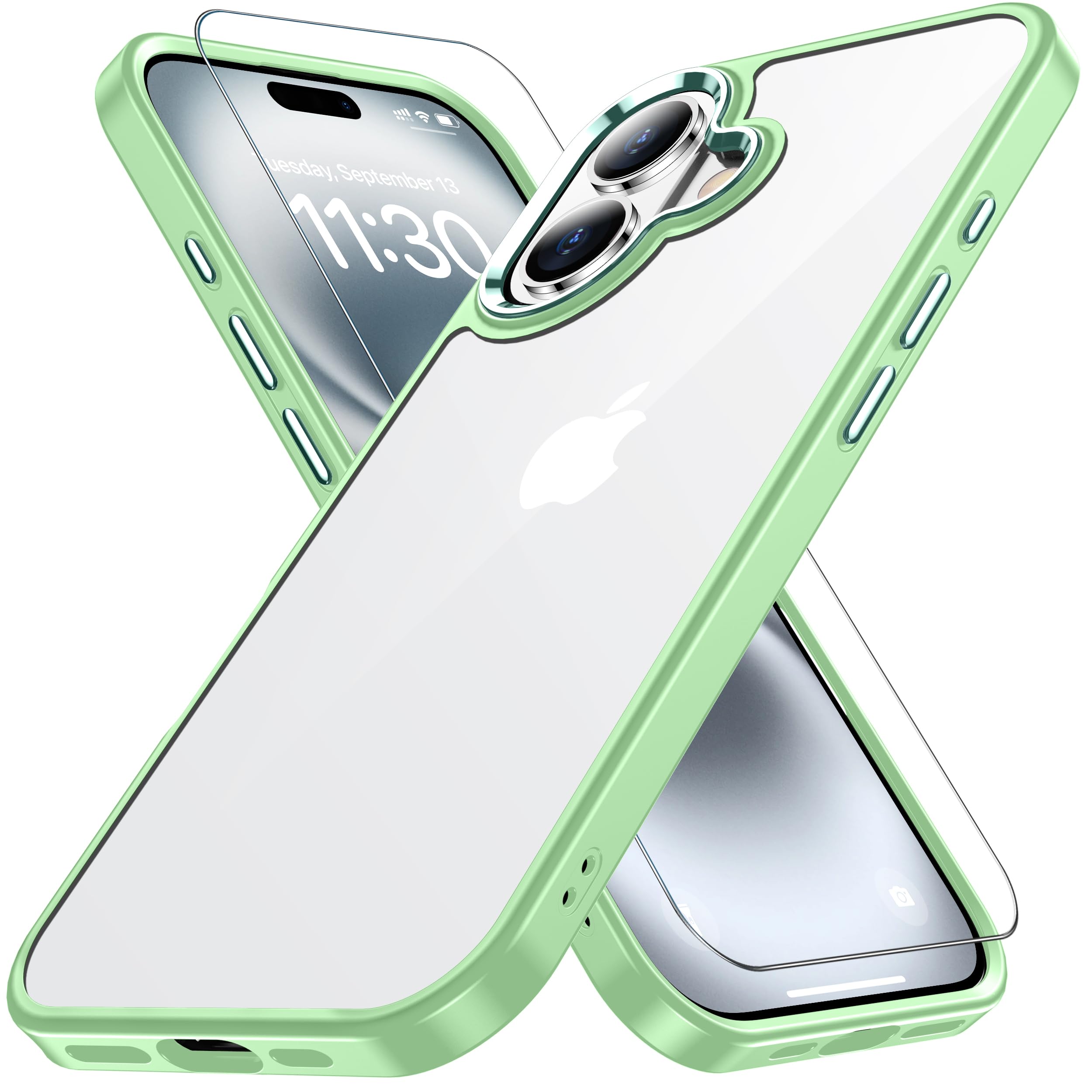 iPhone16 ケースのみ 空箱 グリーン Amazon.co.jp: iPhone16 ケース グリーン 耐衝撃 ガラスフィルム