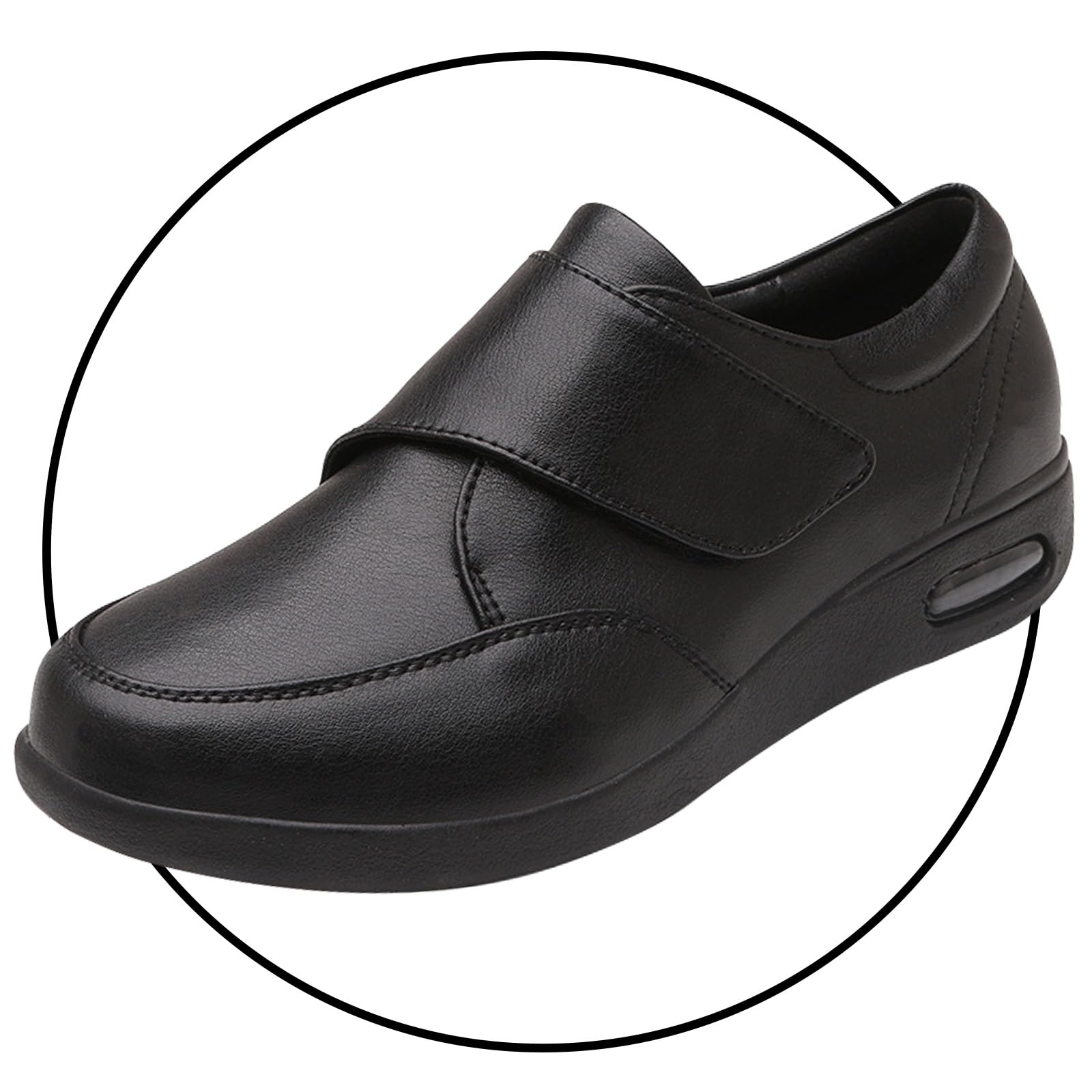Zapatillas ortopédicas para Mujer Hombre Cuero PU Zapatos de Conducción Casual Transpirable Zapatos de Negocios Plano Loafers Ligero Cómodo