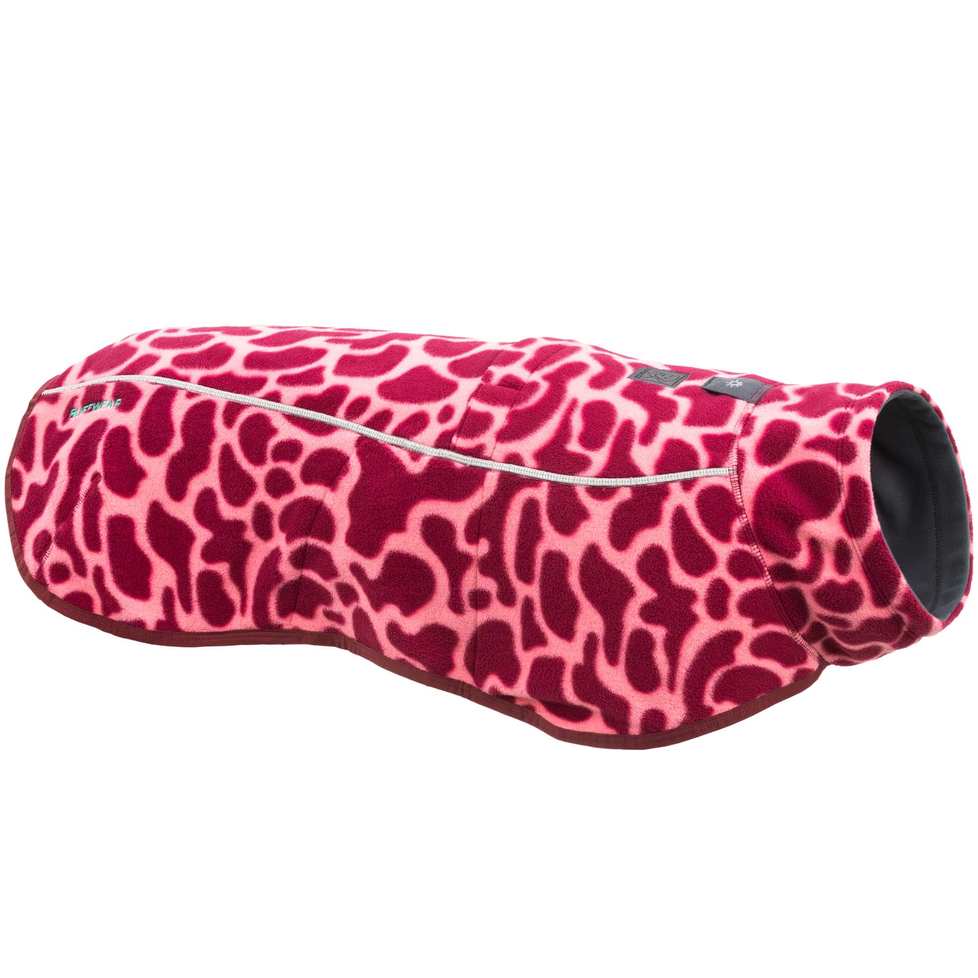 Climate Changer Dog Fleece Vest, Berry Lava, Large