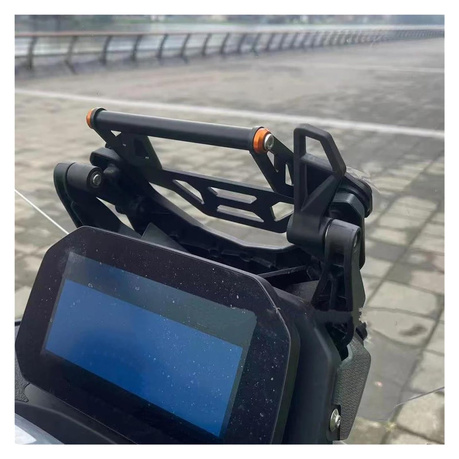 Support de Navigation pour BMW pour C400GT Barre Transversale Extensible Support De Navigation GPS Réglable Téléphone Portable Moto(12MM 2)