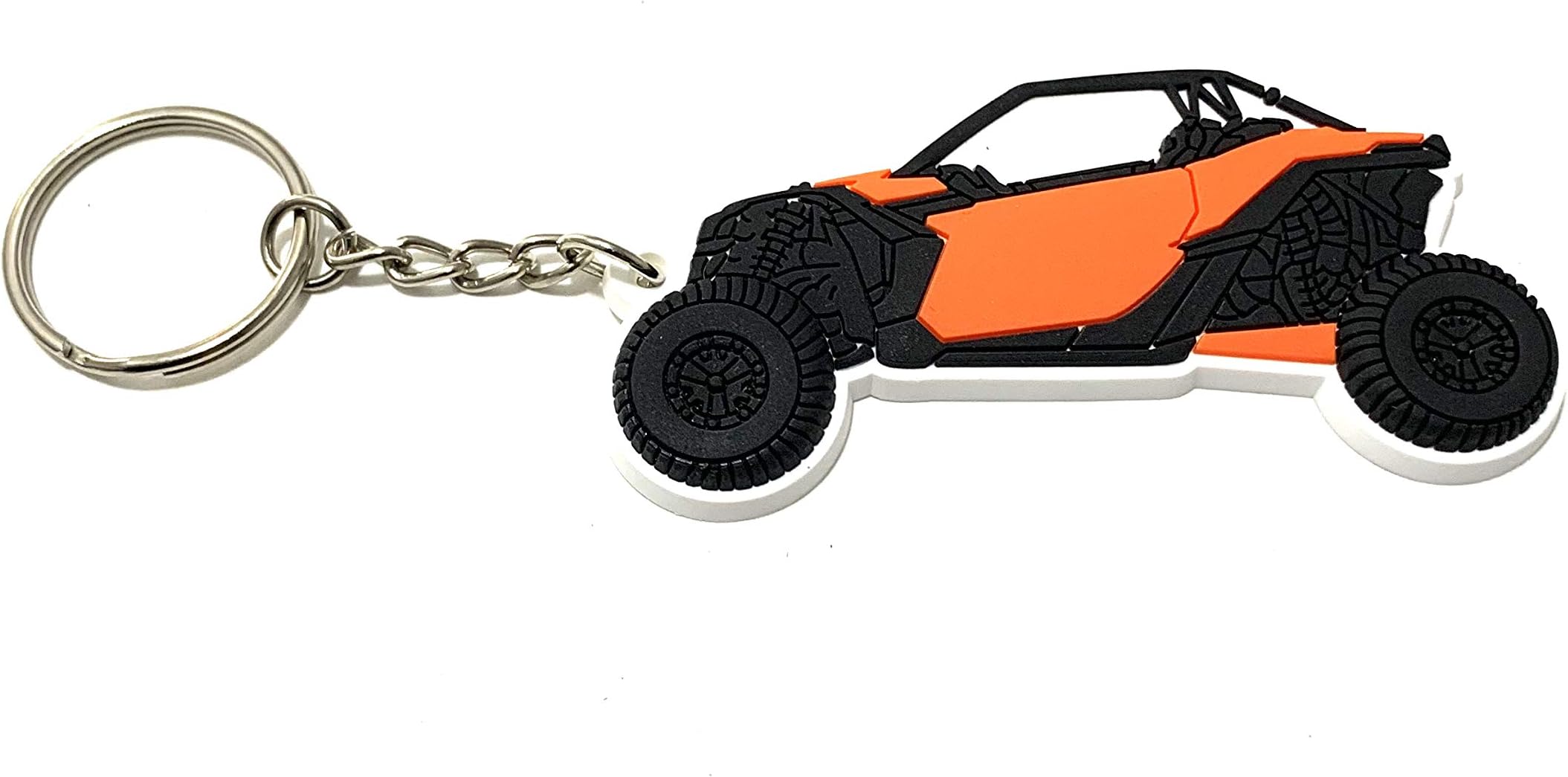 Can Am Maverick Custom Design Keychain-Orange, Orange, 10