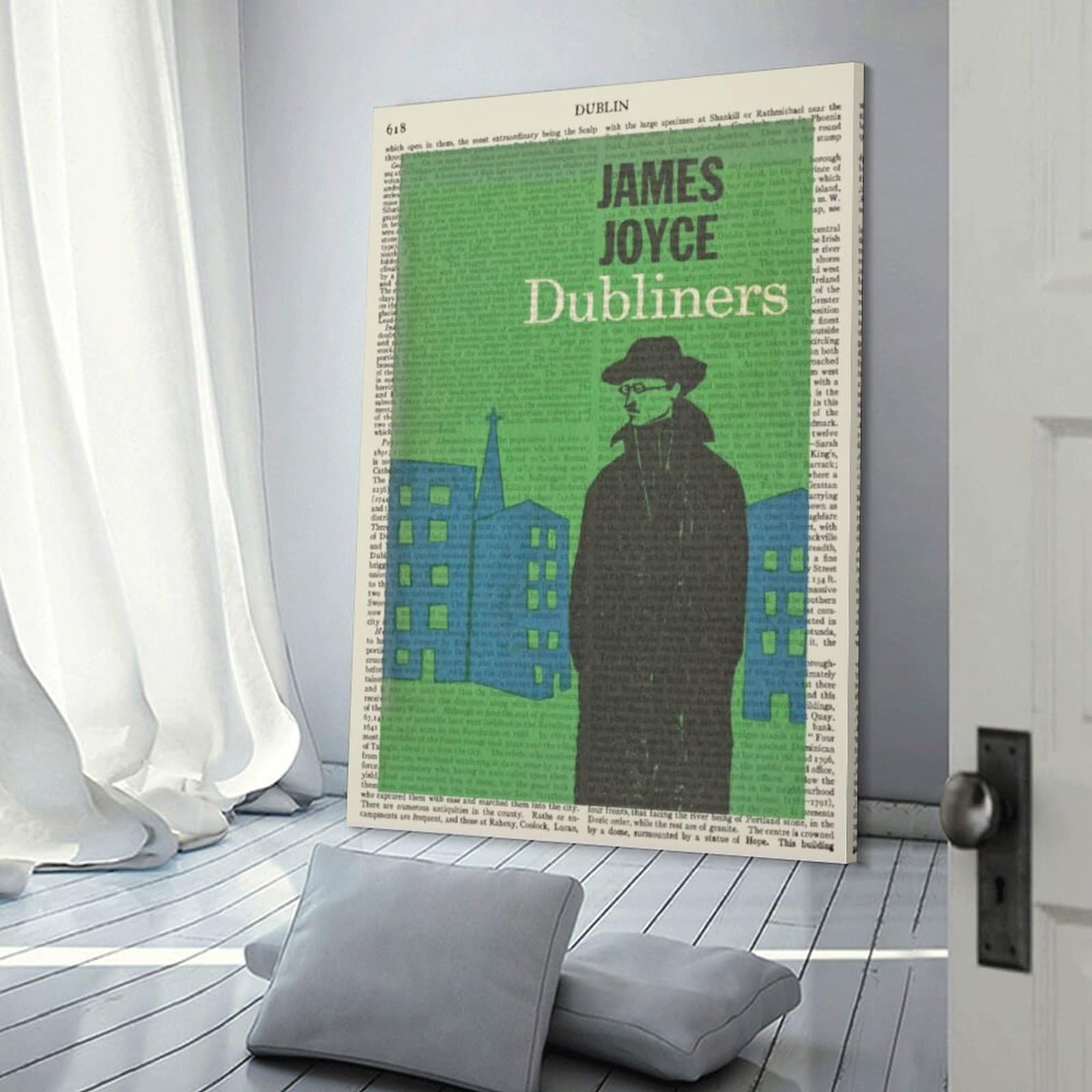 洋書 Backgrounds for Joyce's Dubliners Amazon.com: Book Cover James Joyce Printable Dubliners Book Cover