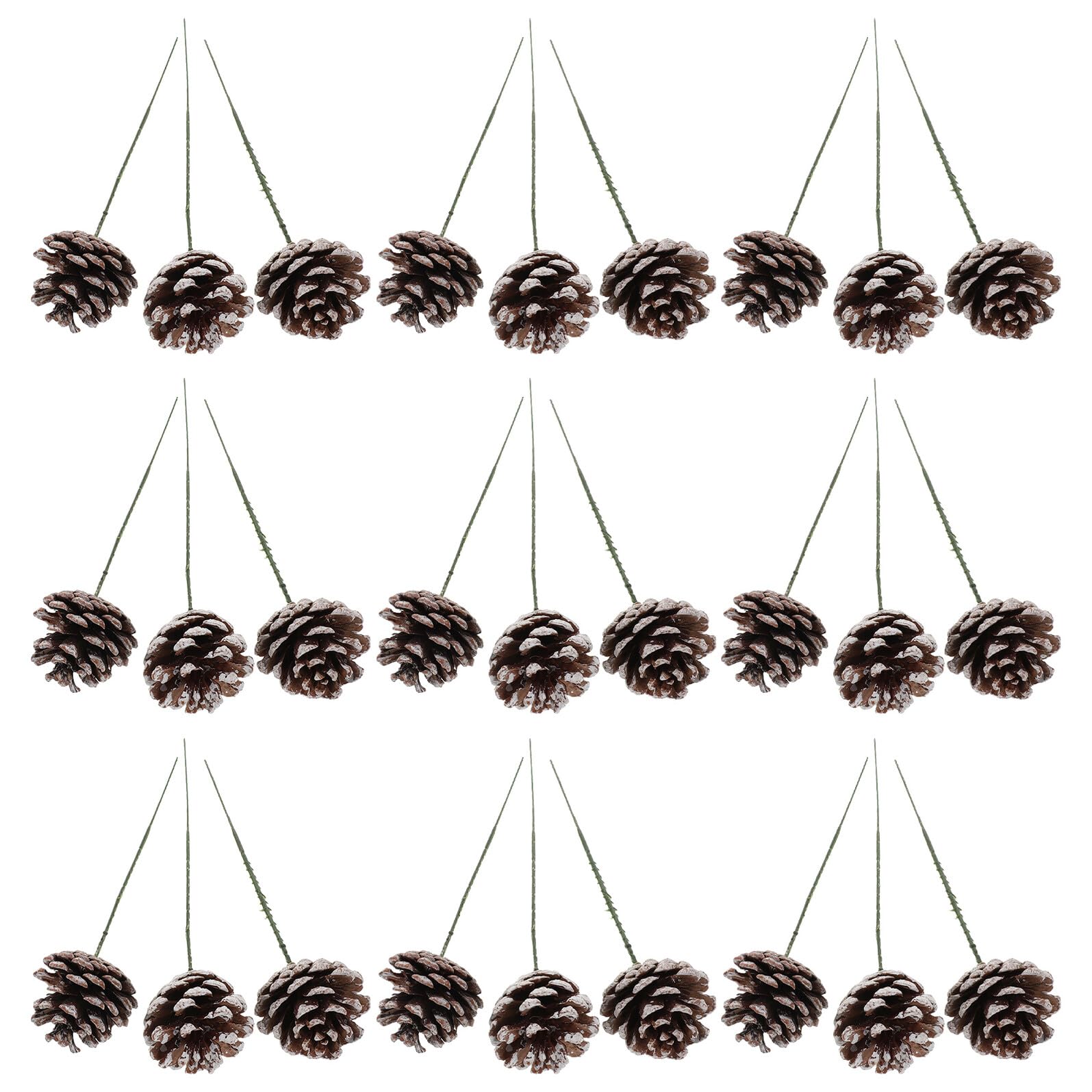 Ornements naturels légers en pommes de pin rustiques pour compositions florales