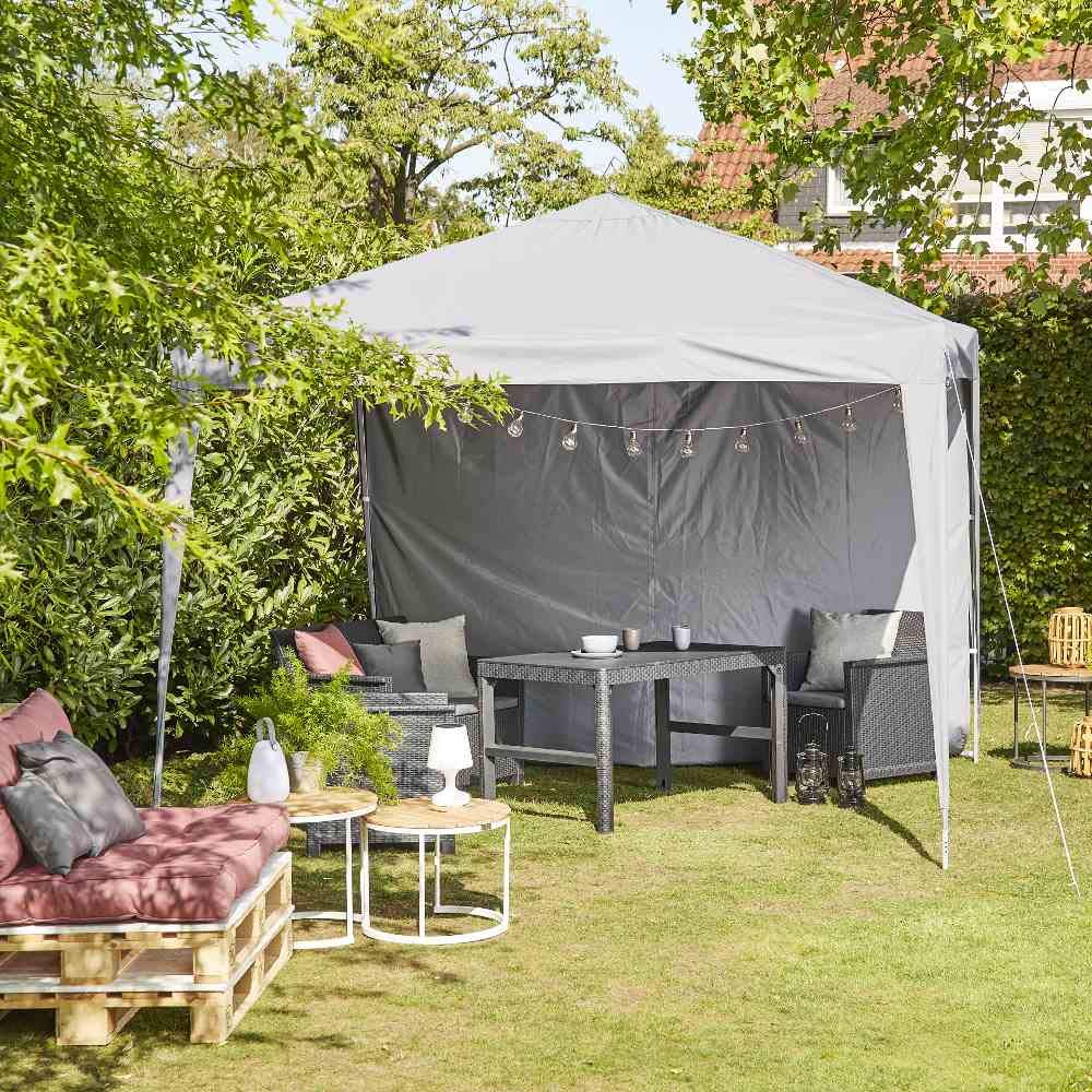 Siena Garden Starter Pavillon 300x300 cm Taupe