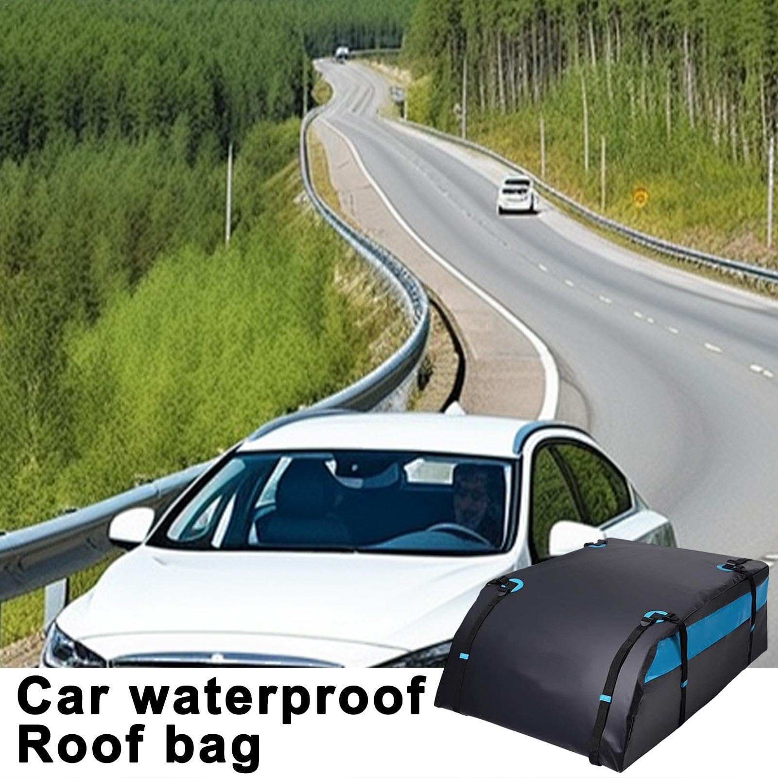 Gepäckträger-Cargo-Tasche, Dachbox, Dachtasche, wasserdichter Gepäckträger, mit robusten Gurten, einfacher Installation und verbessertem Wetterschutz für sicheres und effizientes Reisen