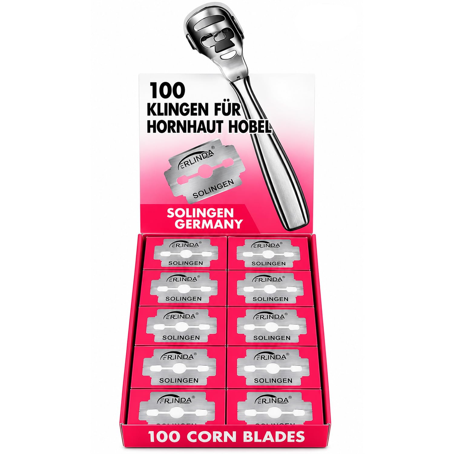 YNR Callus Shaver Replacement Blades 100 Count