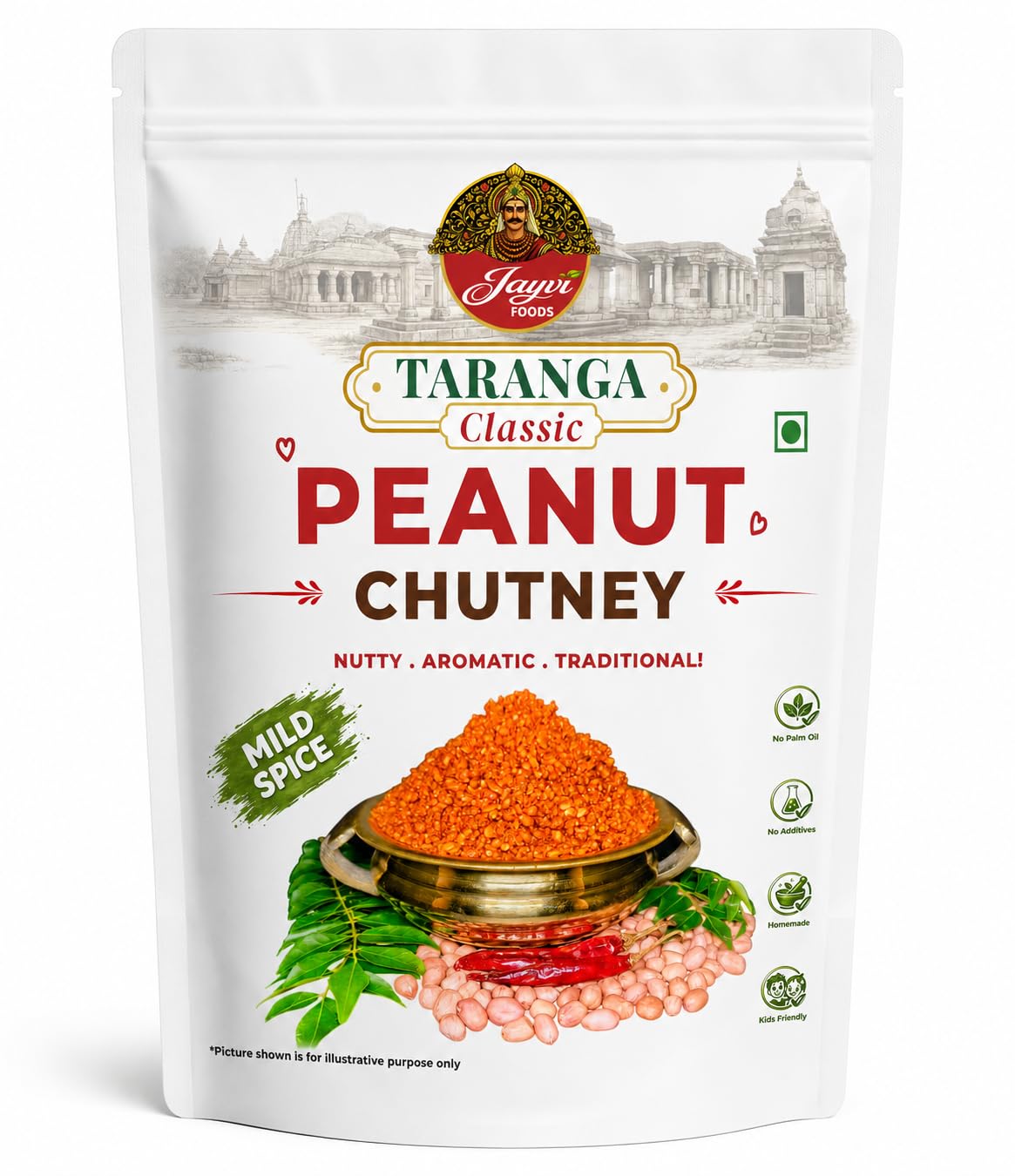 Jayvi Foods Taranga Classic Peanut (Groundnut) Chutney Powder (200 g) | Traditional Peanut|Shenga Chutney Powder Made with Roasted Peanuts, Authentic Spices, No Artificial Colors or Preservatives-image-15