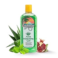 Vista 1 de Caribbean Breeze Gel hidratante de aloe, gel de aloe vera de mango cítrico para la piel, gel de aloe vera puro 100% enriquecido con vitaminas con té