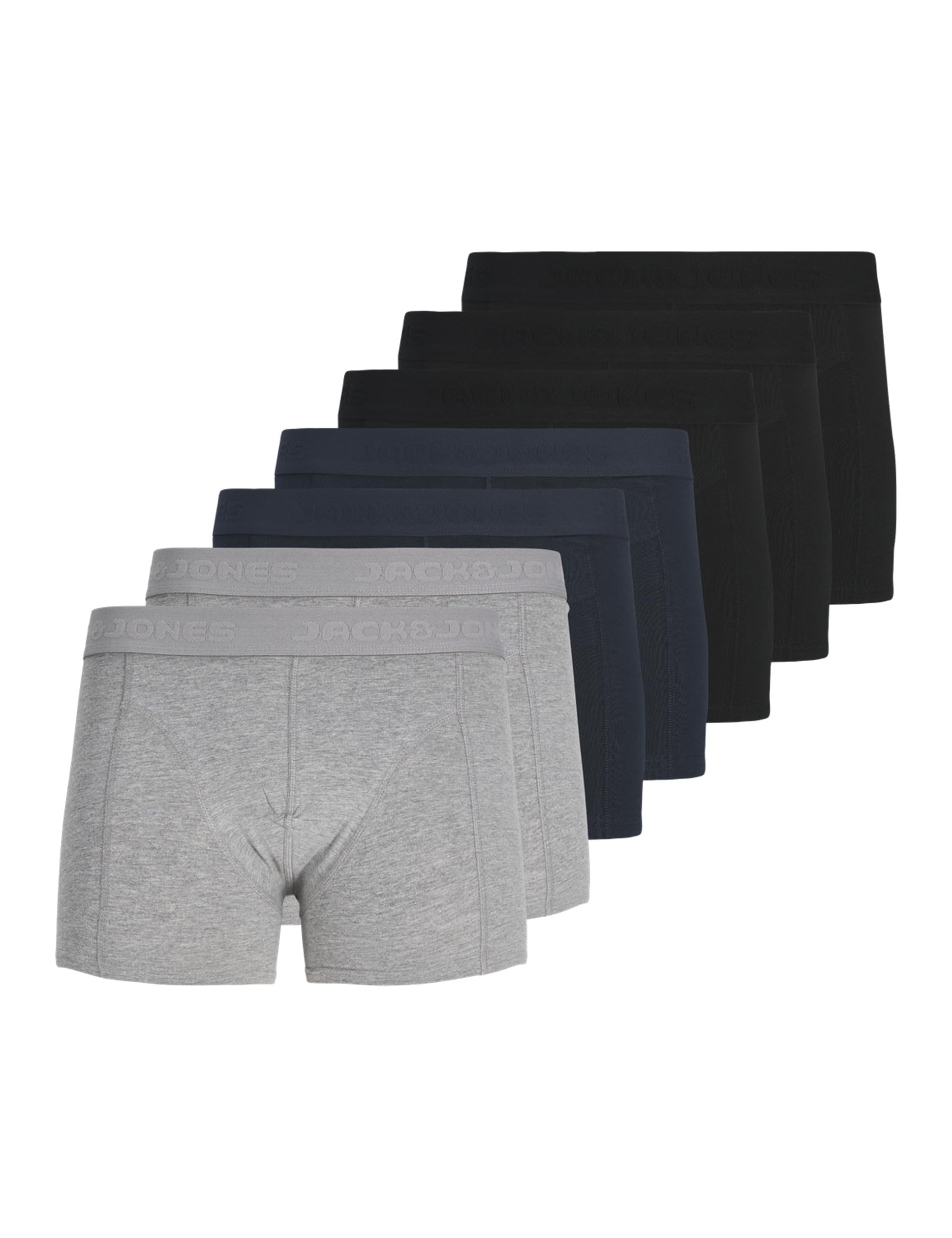 Jack & Jones Jacgilli Solid Trunks 7 Pack Jacgilli Solid Trunks 7 Pack Hombre (Pack de 7)