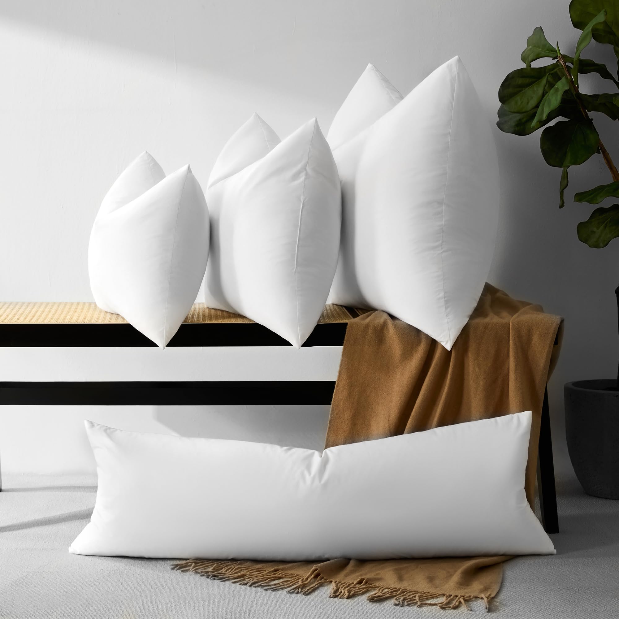 Amazon.co.jp: COZY ONE 18 x 18インチ 枕インサート2枚セット