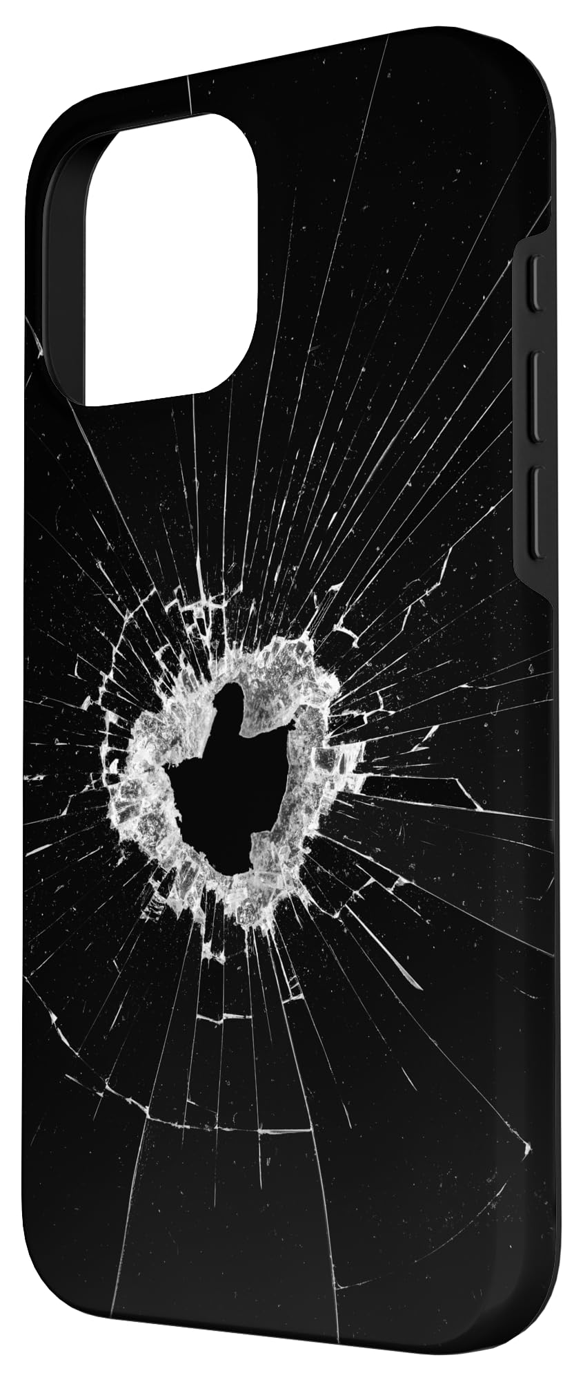 iPhone 16ブラック 画面にひびあり Amazon.co.jp: 偽のひび割れた壊れたデザイン – 面白い盗難抑止力