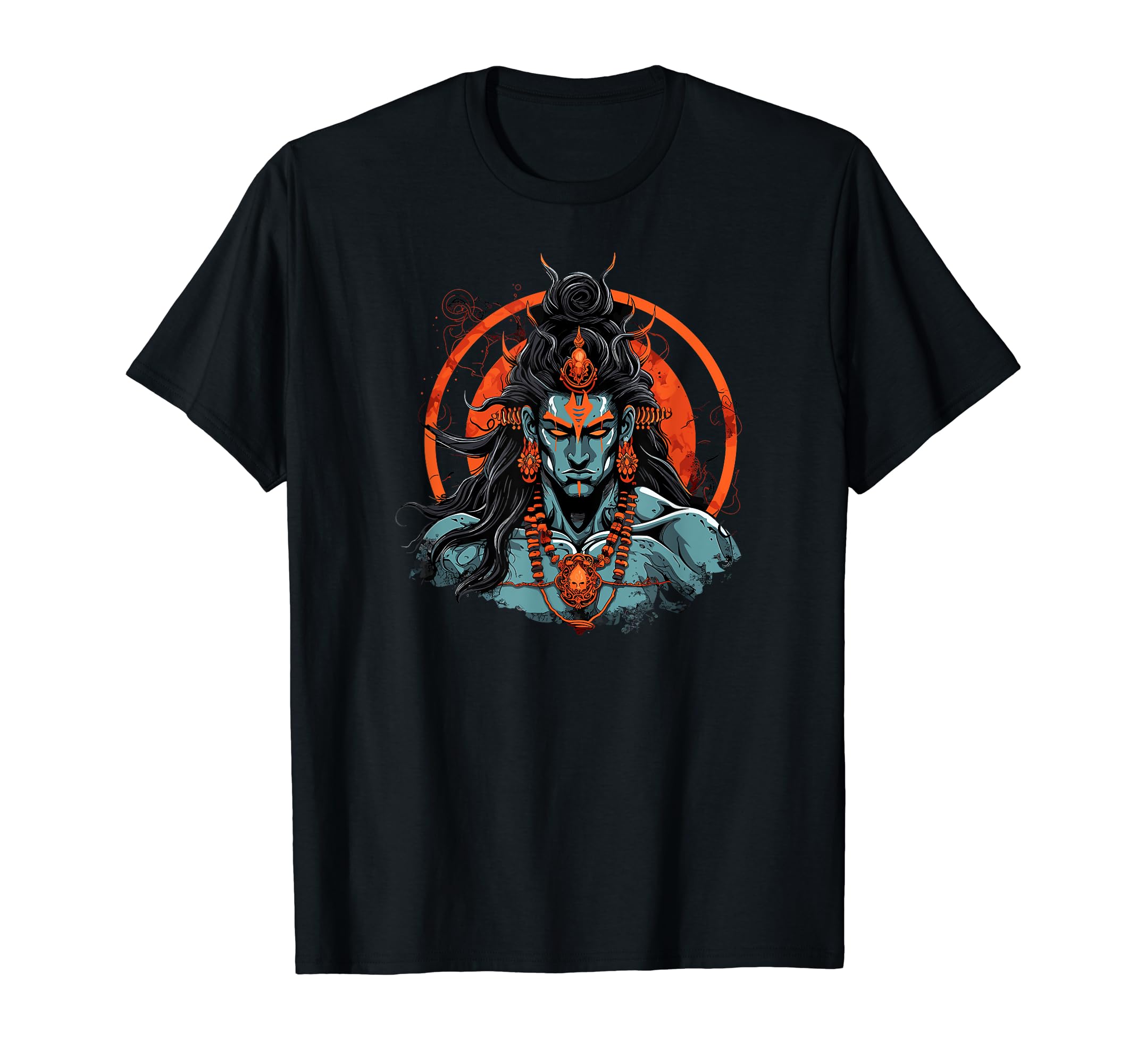 Shiva the Destroyer Fierce Mahadev Tandav AdiyogiMeditation T-Shirt