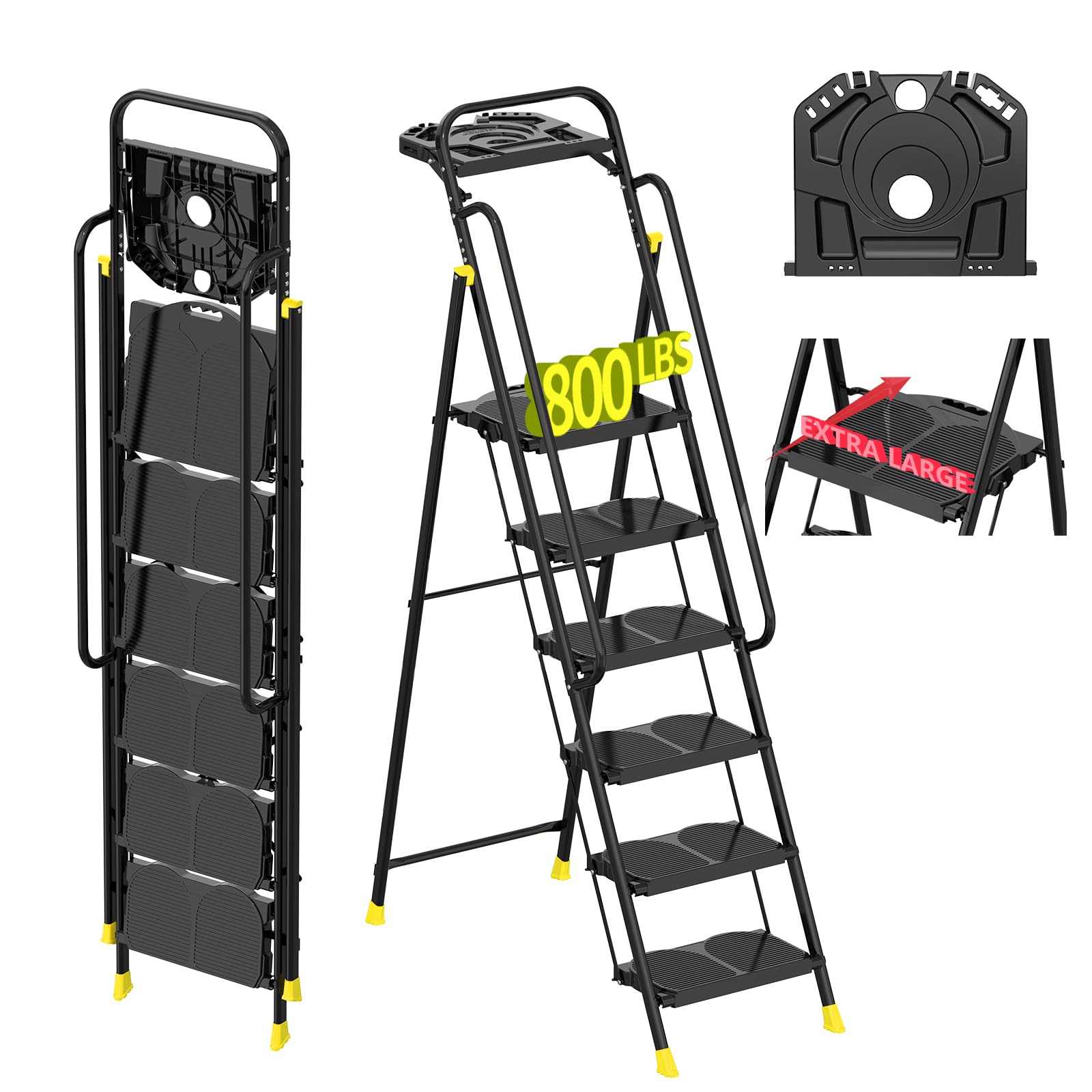 DIAMONDFORGE 6 Step Foldable Ladder