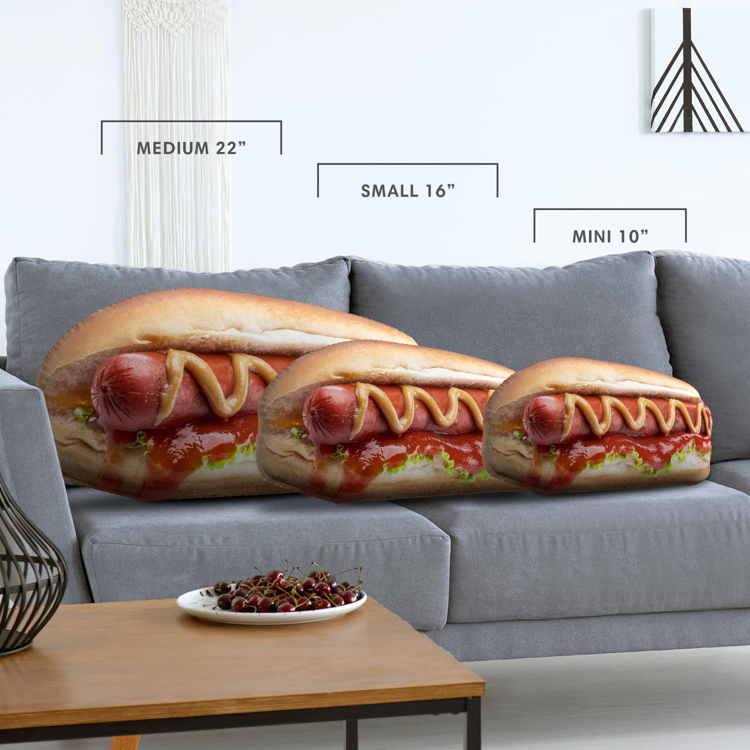 Amazon.com: 3D Designed Hot Dog Pillow, Soft Hotdog Food Pillow
