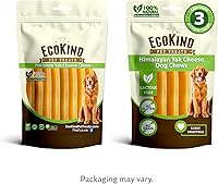 Vista 9 de EcoKind - Masticables para perros, queso de yak del Himalaya, golosinas naturales de primera calidad para perros, de larga duración, fácilmente