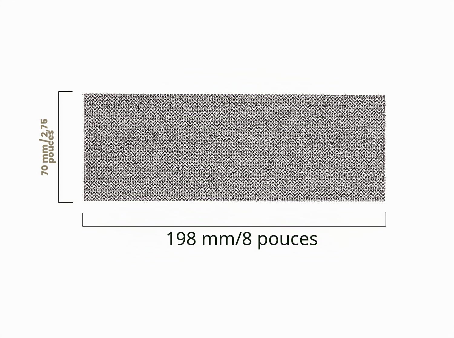 Mirka Abranet Bande abrasive auto-aggrippante 70 x 198 mm