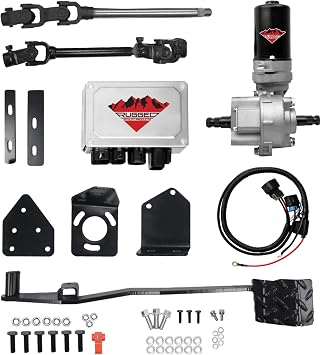Rugged Front Electric Power Steering Kit for 2014 Polaris Ranger 570, in a Bolt on System, Steers Easily & Gets Rid of Wheel Jerk/Bump Steer When Navigating Rough Terrains, Make Your Ride Better