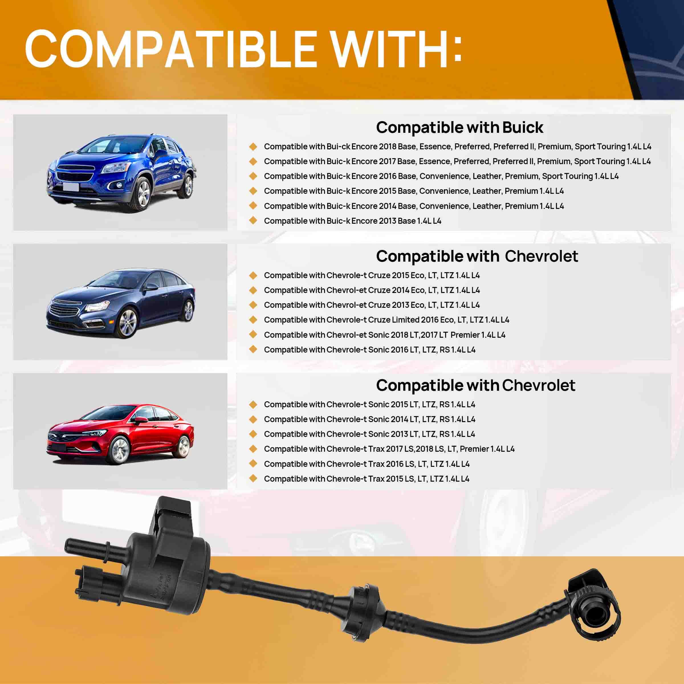 Vapor Canister Purge Valve EVAP Vent Purge Control Valve For Chevy