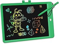 Vista 13 de KOKODI Tableta de escritura LCD, regalos para niños y niñas de 3 años, tableta de dibujo de 10 pulgadas, tablero colorido para garabatear