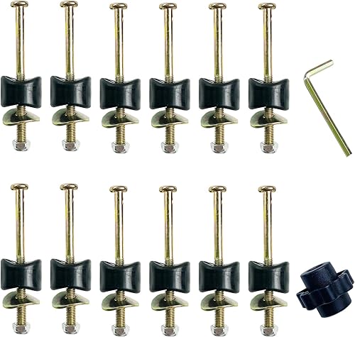 12 tornillos y pernos largos para trampolín, pernos y tuercas de trampolín, espaciadores de espacio para barra de trampolín, accesorios de repuesto