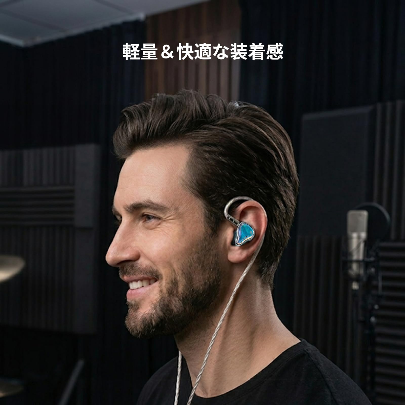 Amazon | EPZ P40 インイヤーモニター Hi-Fi イヤホン 2DD+1 平面 +