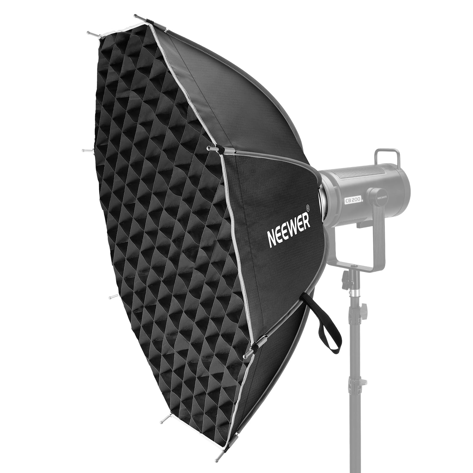 NEEWER 95cm Achteckige Octagonal Softbox, Quick Release Soft Box mit Bowens Mount Adapter Diffusor Gitter Tasche, für RGB CB60 CB60B CB200B MS60B MS60C MS150B Vision 4 Q4, kompatibel mit Godox, NS91P