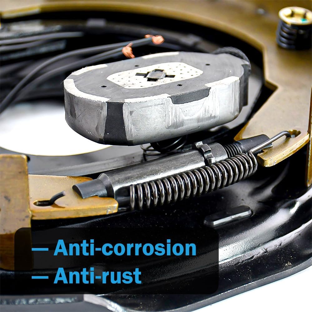 Electric Trailer Brake Assembly 12” x 2” for 5200 to 7000lbs Trailr Axle,5-Hole Mounting,Trailer Brake Kit 1 Pair (1 Right + 1 Left) 23-108-00/23-181-00