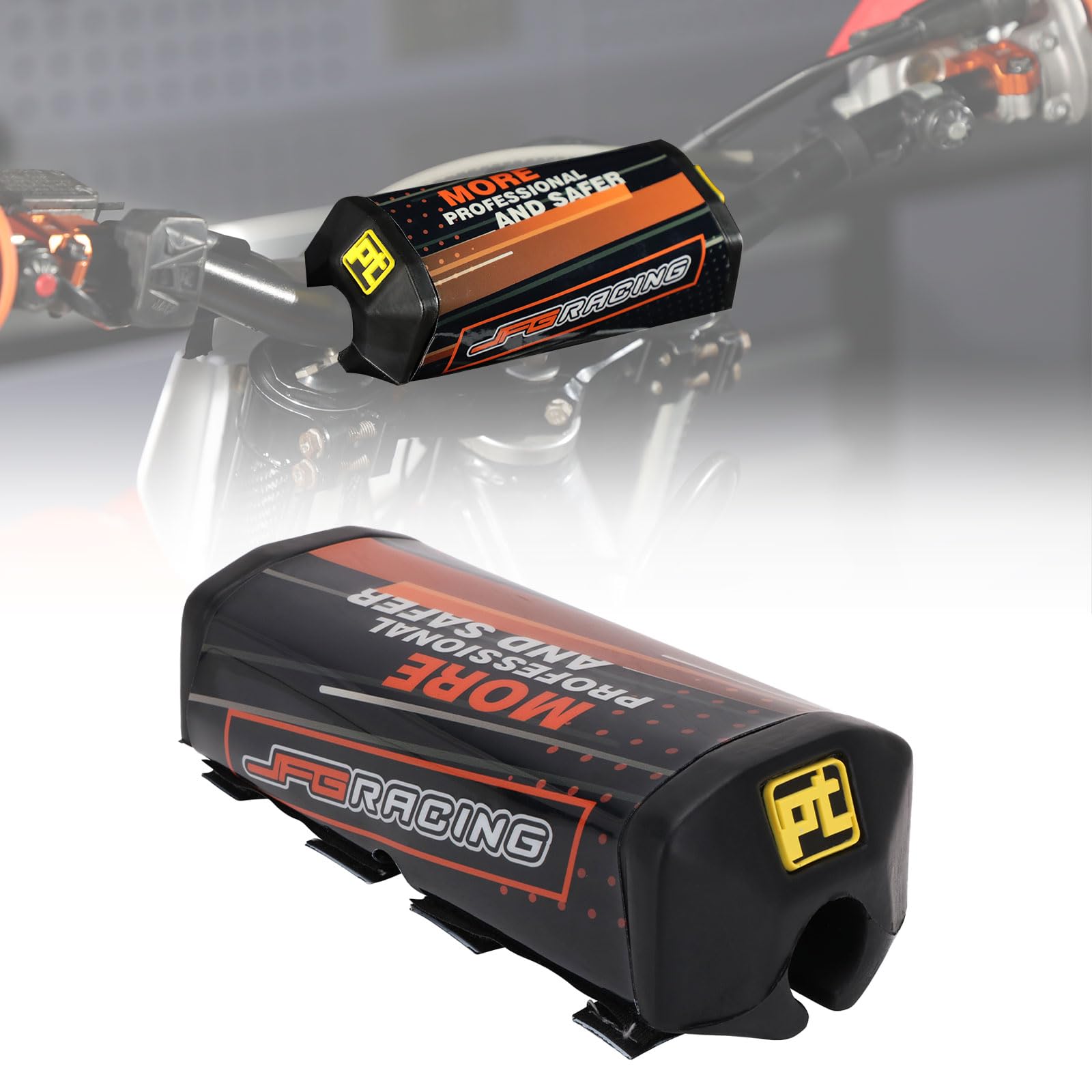 Coussin Mousse Dirt Bike Runfarr Coussinet De Guidon Moto - Protection Confortable En Mousse 250mm Universel Pour Dirt, Pit, Street Bike Et Enduro équipement Sécurité Moto
