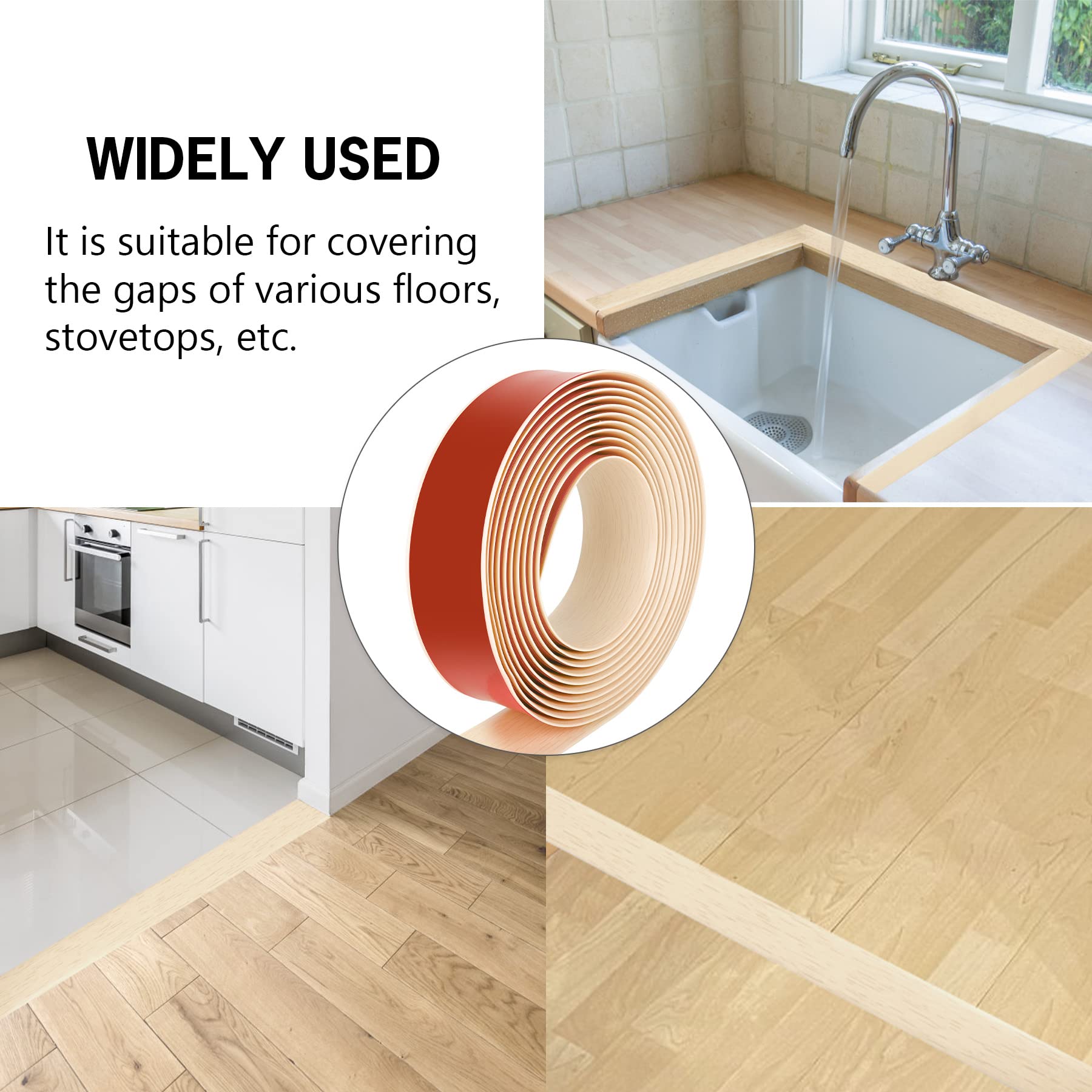Linoleum Flooring Roll 16.4 Ft Floor Transition Strip Self Adhesive Flooring  Transitions Vinyl Floor Peel And Stick Floor Tile, image size:1800x1800