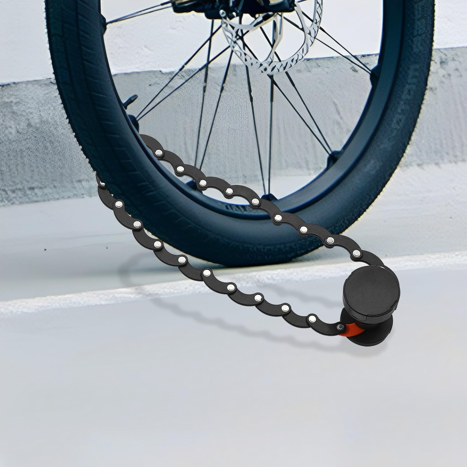 Zapięcie rowerowe, składane zapięcie rowerowe z ramą zamykającą do przechowywania, zamek szyfrowy, 88 cm, zapięcie rowerowe, wysokie bezpieczeństwo, do rowerów, motocykli, bram, ogrodzeń, grilla,