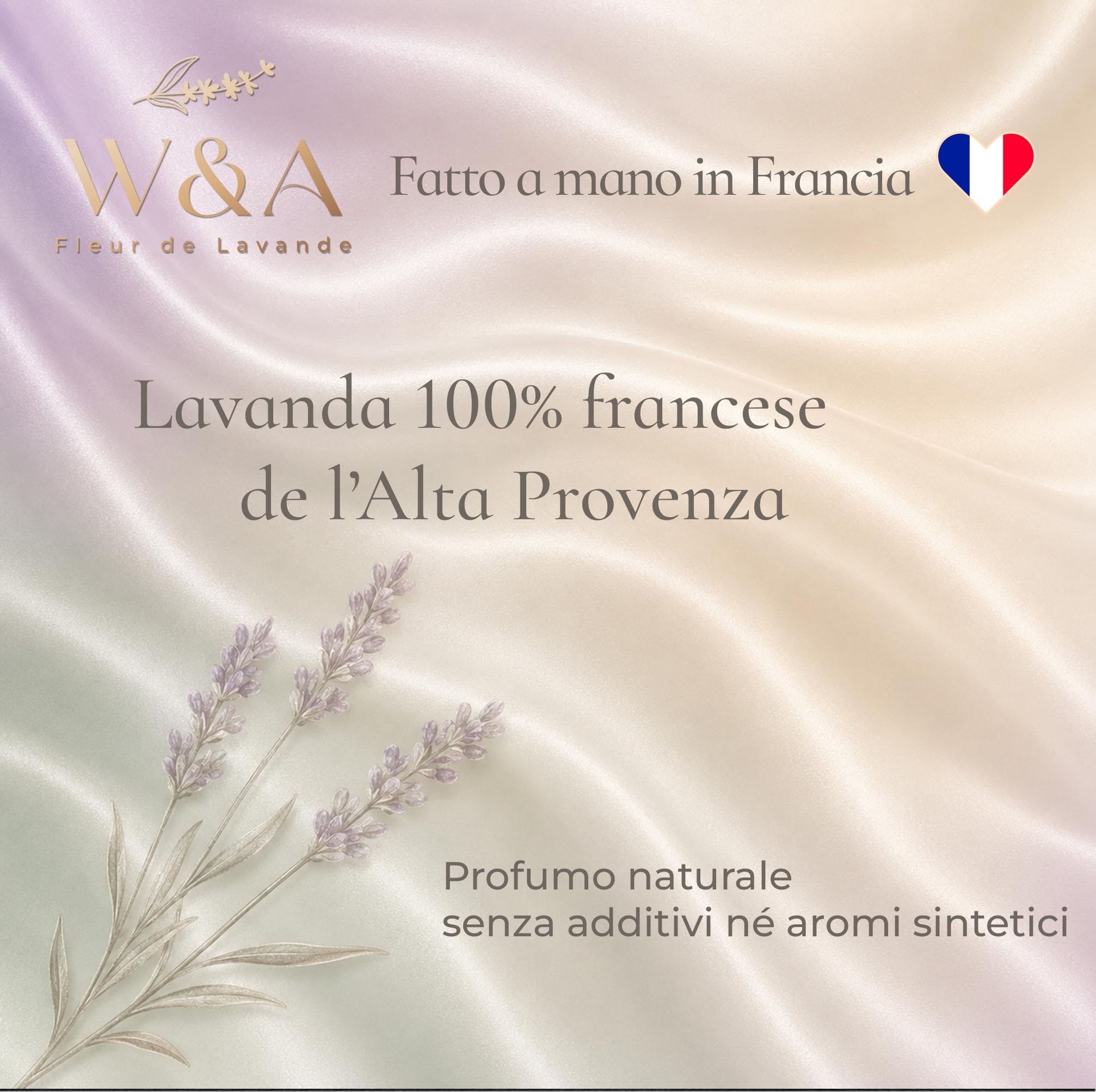 Sacchetti di Lavanda in Raso (16 Sacchetti) Lavanda Francese di Provenza | Ultimo Raccolto | 4 Colori Eleganti | Antitarme Naturale per Armadi e Cassetti | Confezione Regalo